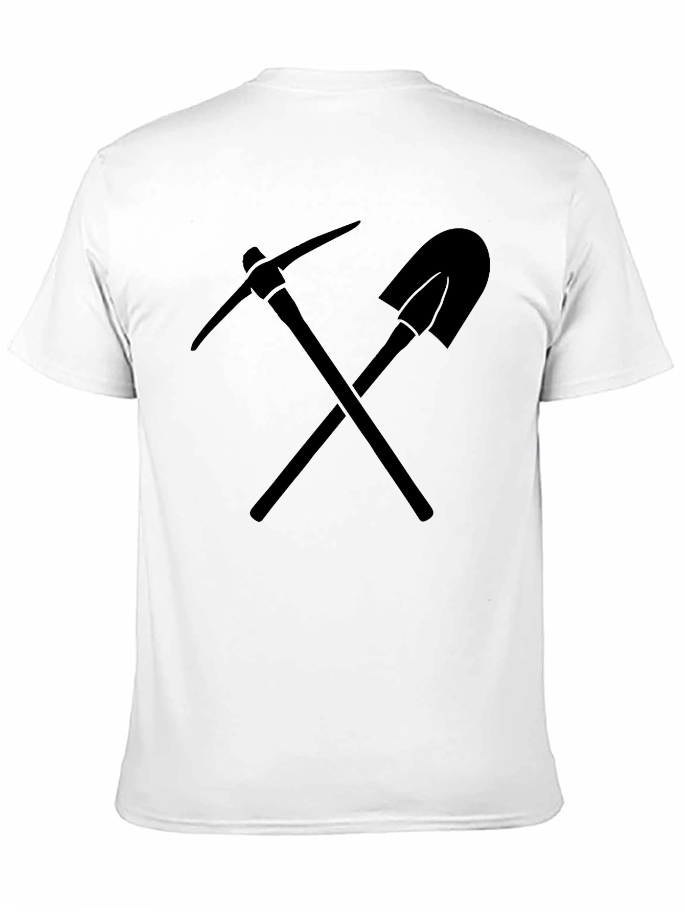 Pickaxe & Shovel Graphic Tee - Black