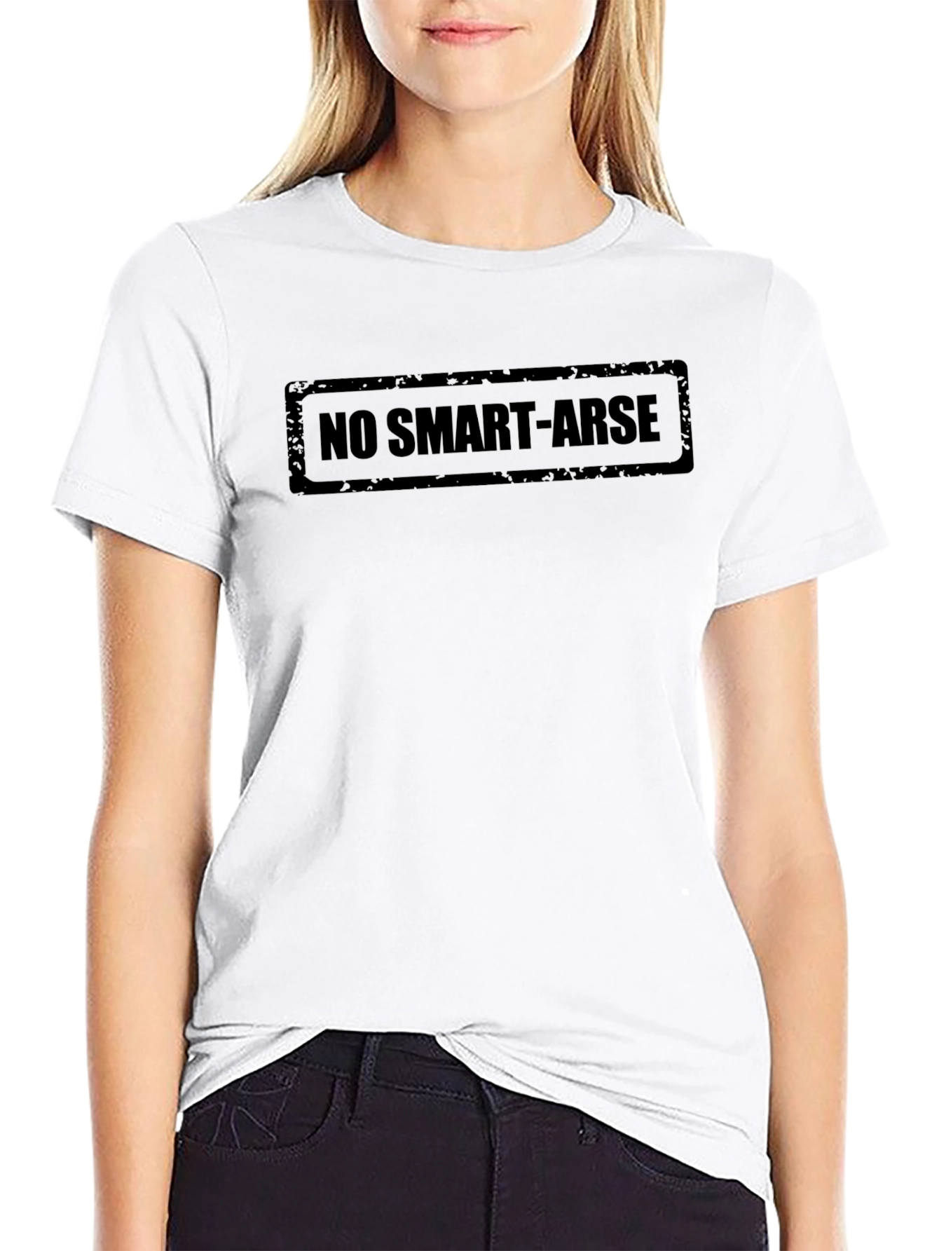No Smart-Arse Graphic Tee - Black Humor T-Shirt