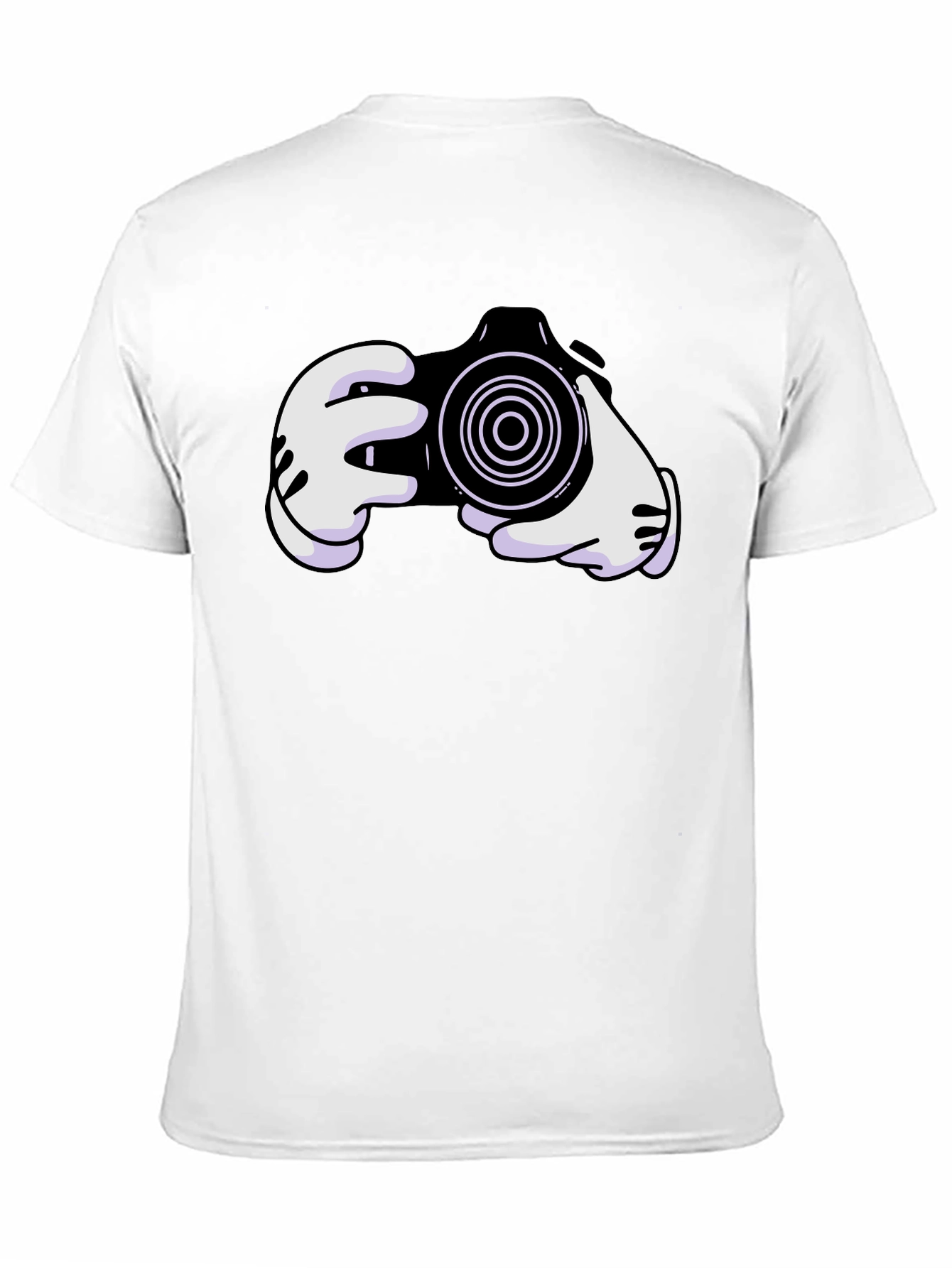 Cartoon Camera Graphic Tee - Unisex