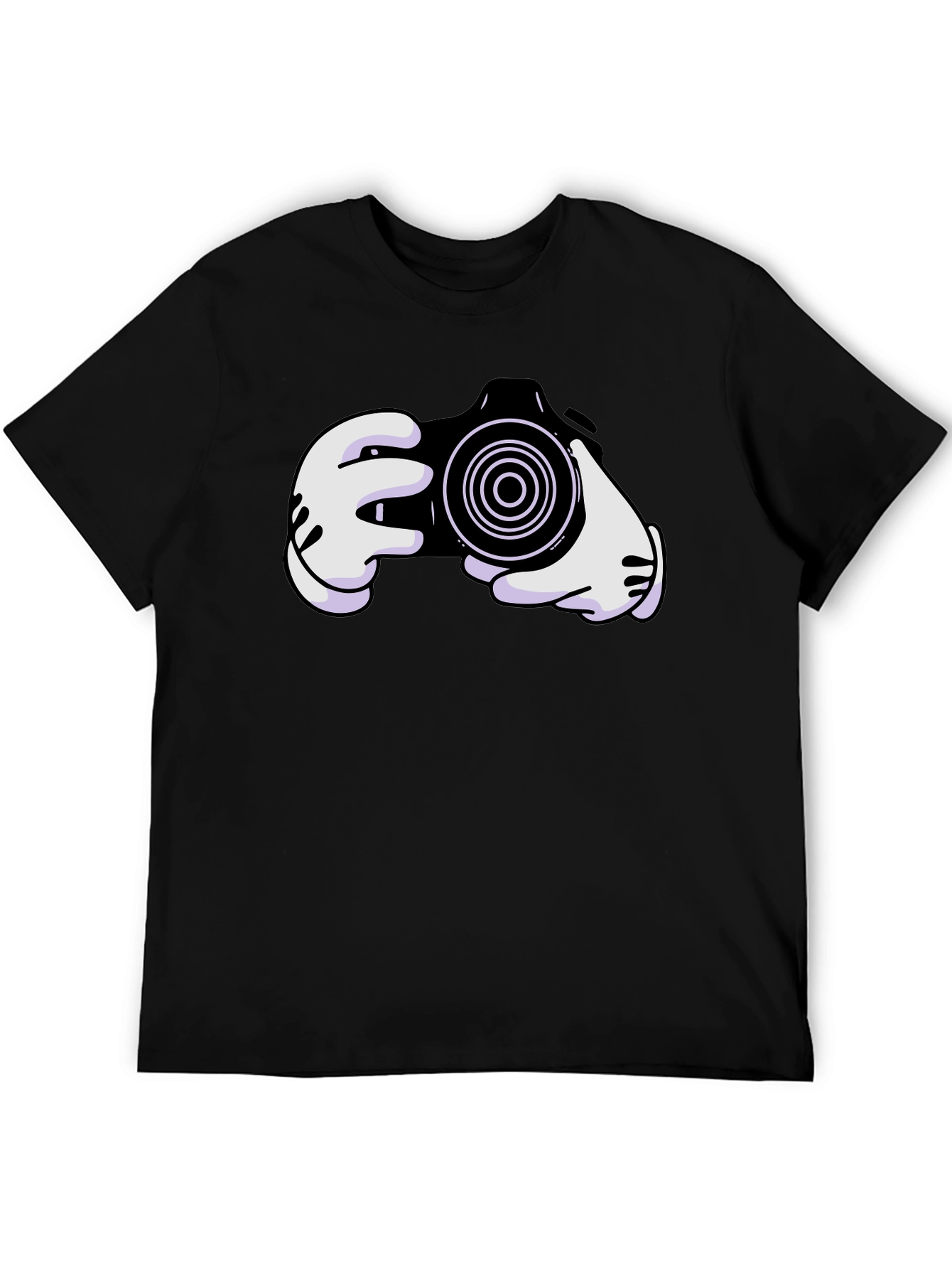 Cartoon Camera Graphic Tee - Unisex