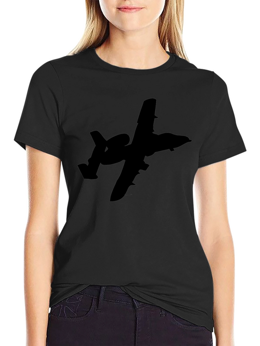 A-10 Warthog Silhouette Black T-Shirt