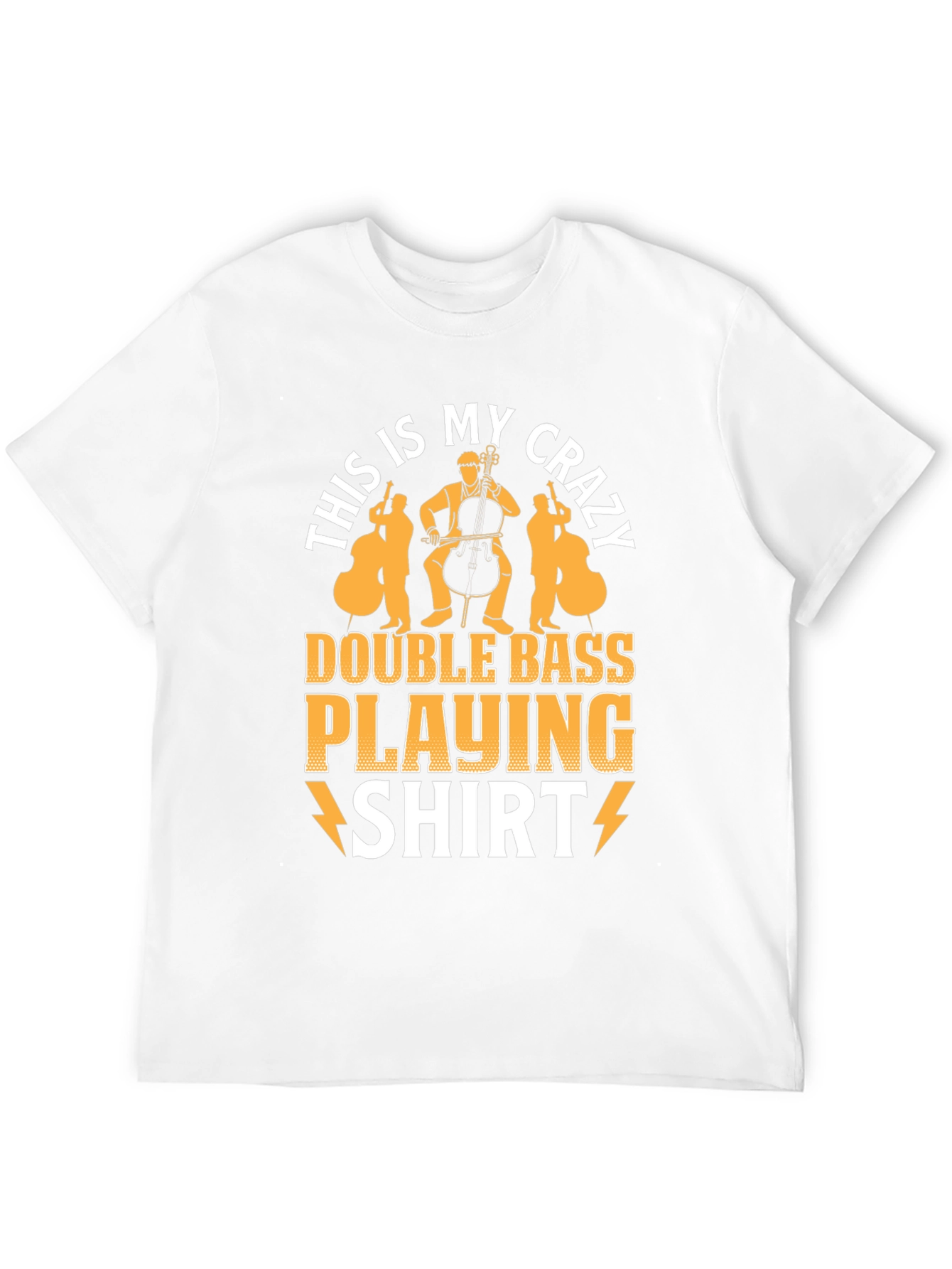 Crazy Double Bass Playing Shirt