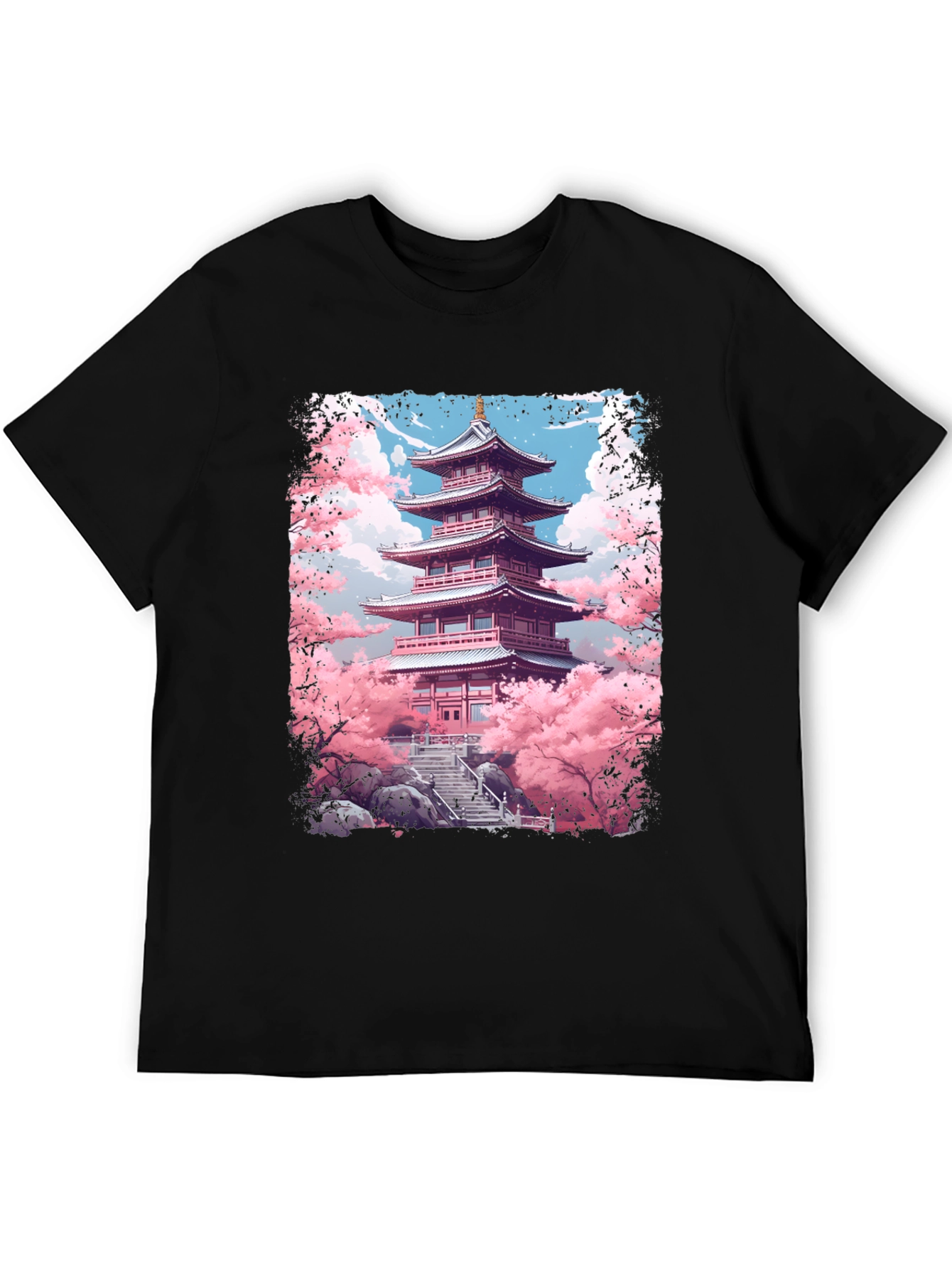 Pagoda Cherry Blossom Graphic Tee