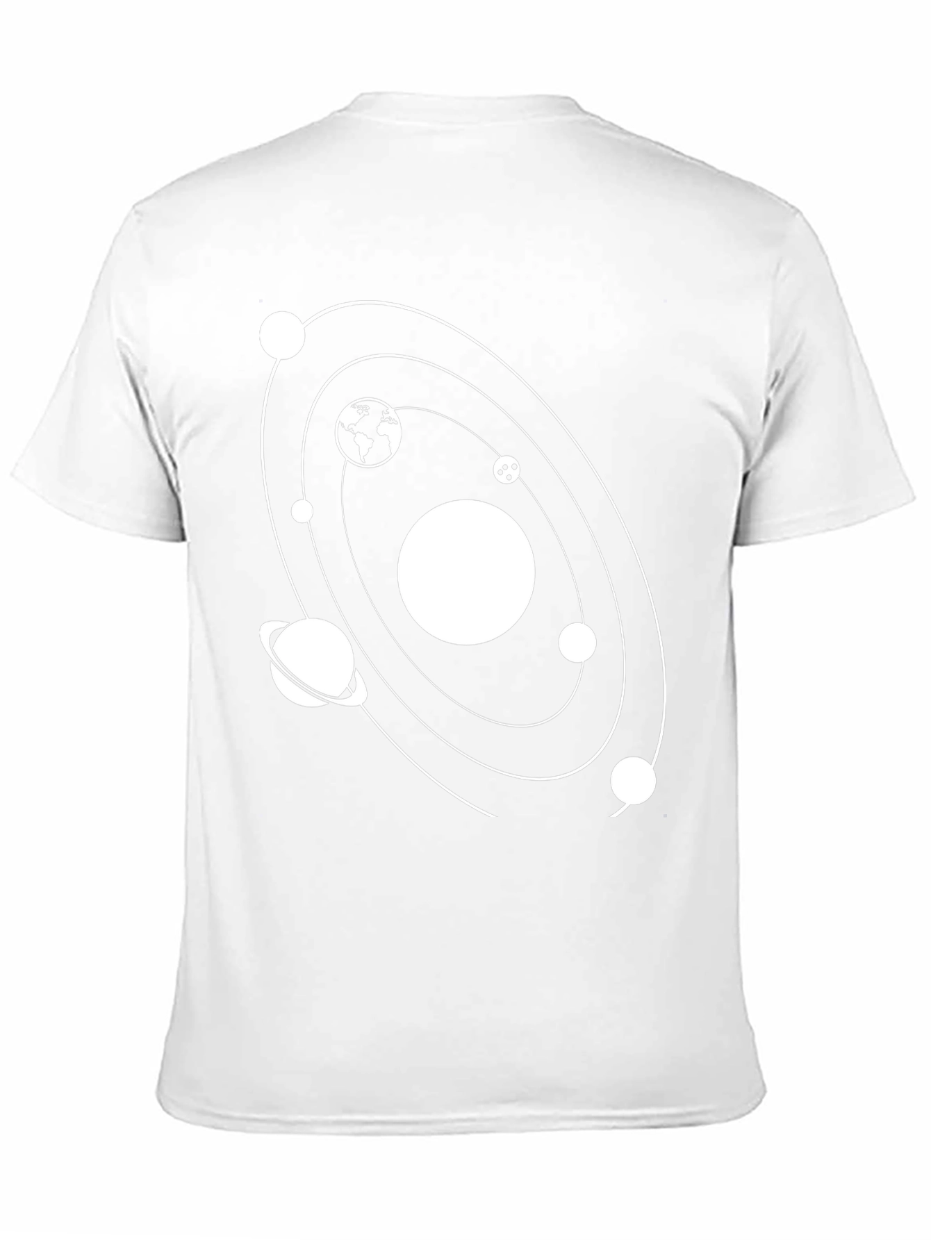 Solar System Graphic Tee - Unisex Black T-Shirt