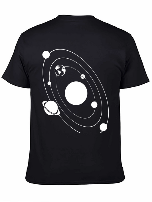 Solar System Graphic Tee - Unisex Black T-Shirt