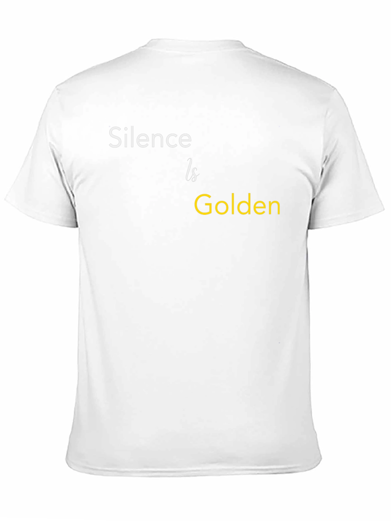 Silence is Golden T-Shirt - Premium Cotton Tee