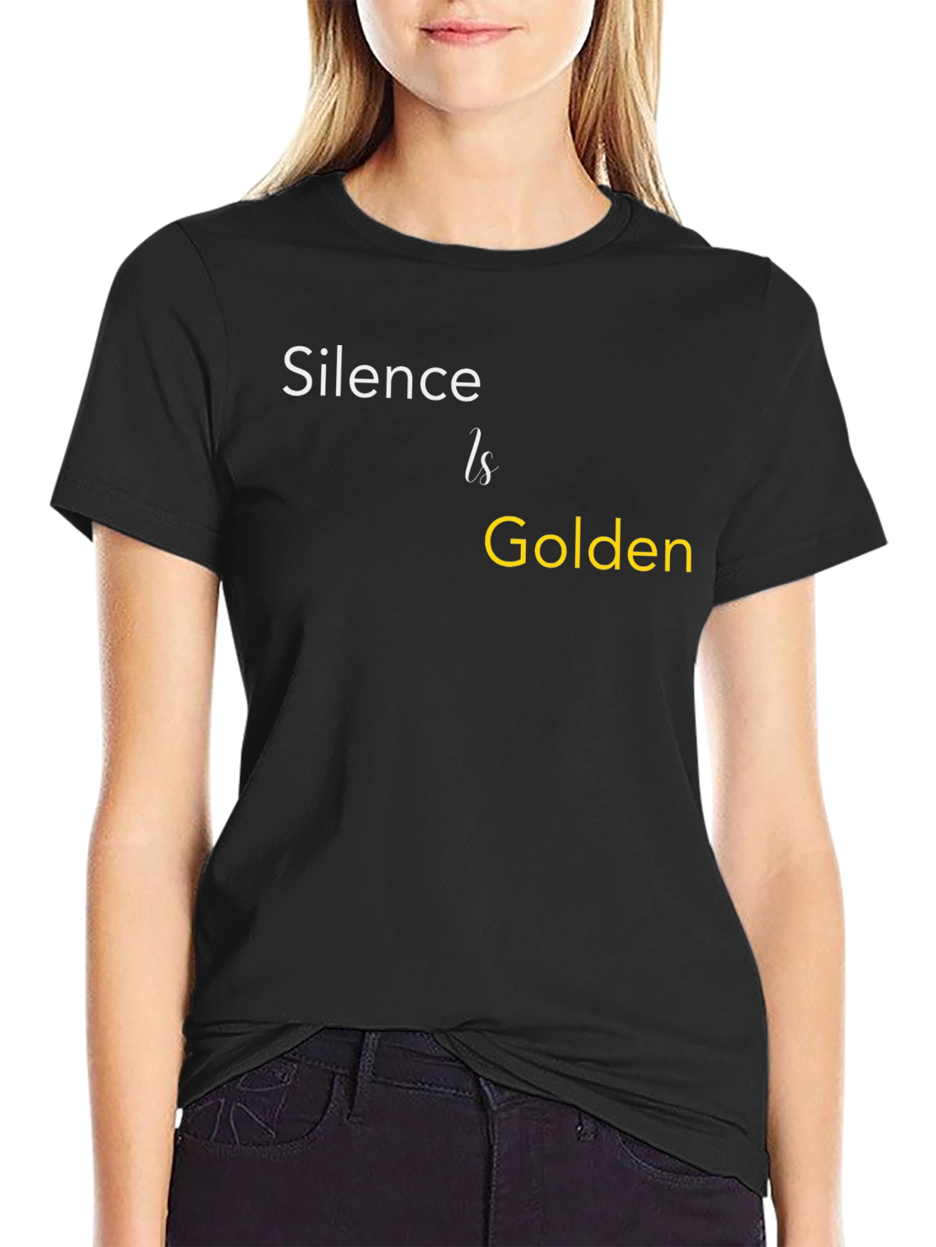 Silence is Golden T-Shirt - Premium Cotton Tee