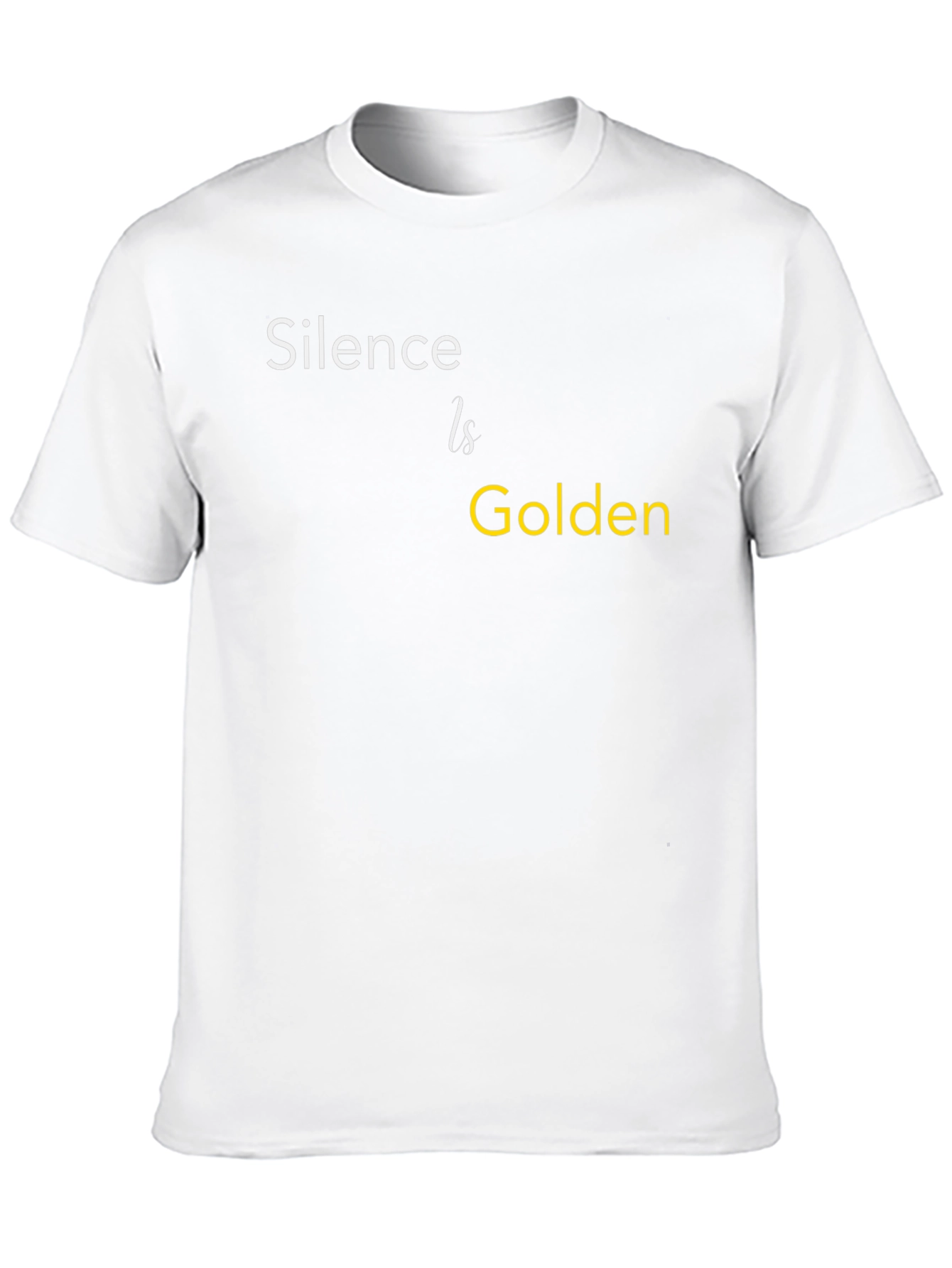 Silence is Golden T-Shirt - Premium Cotton Tee