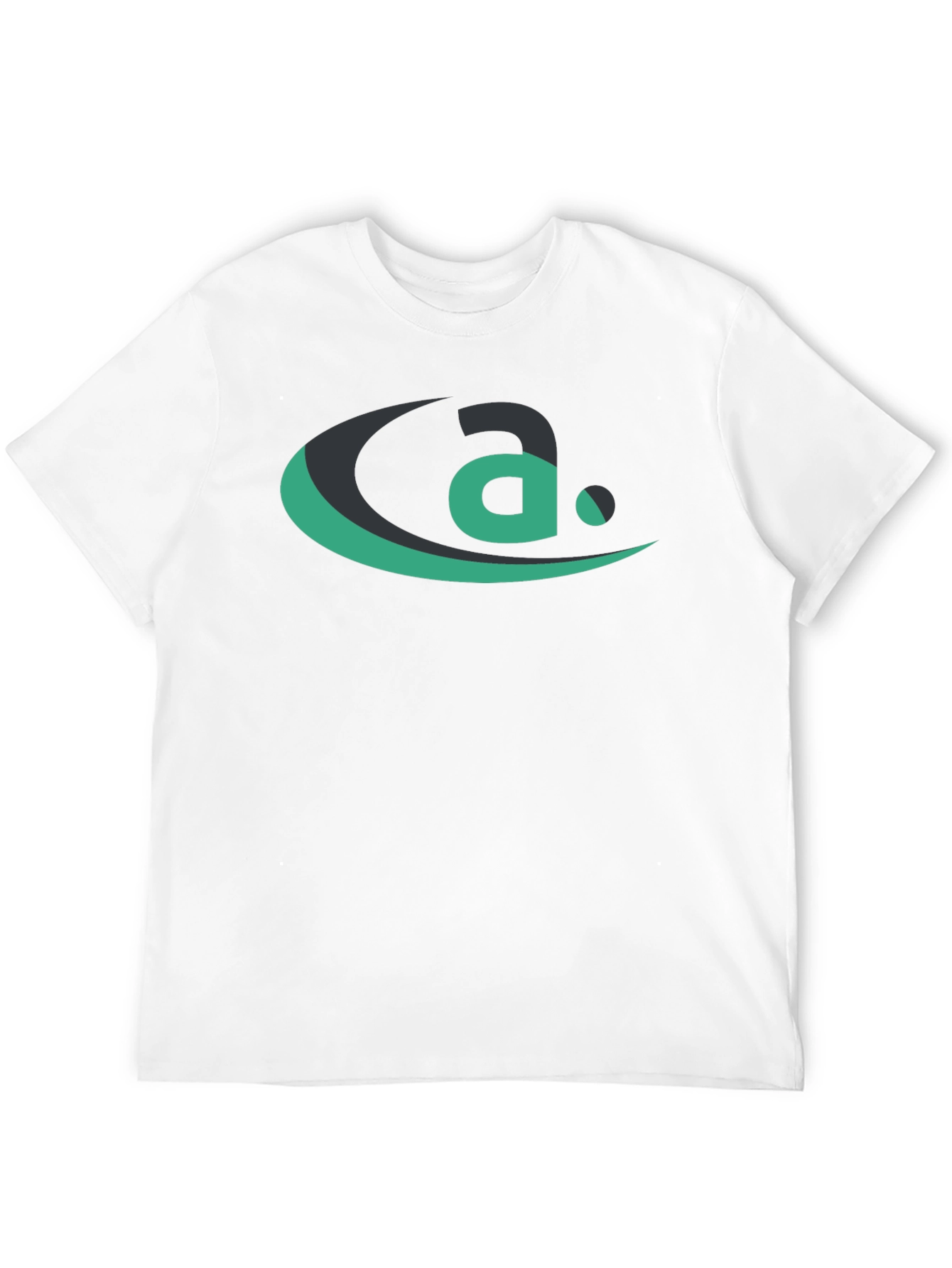 Modern a Logo Black T-Shirt