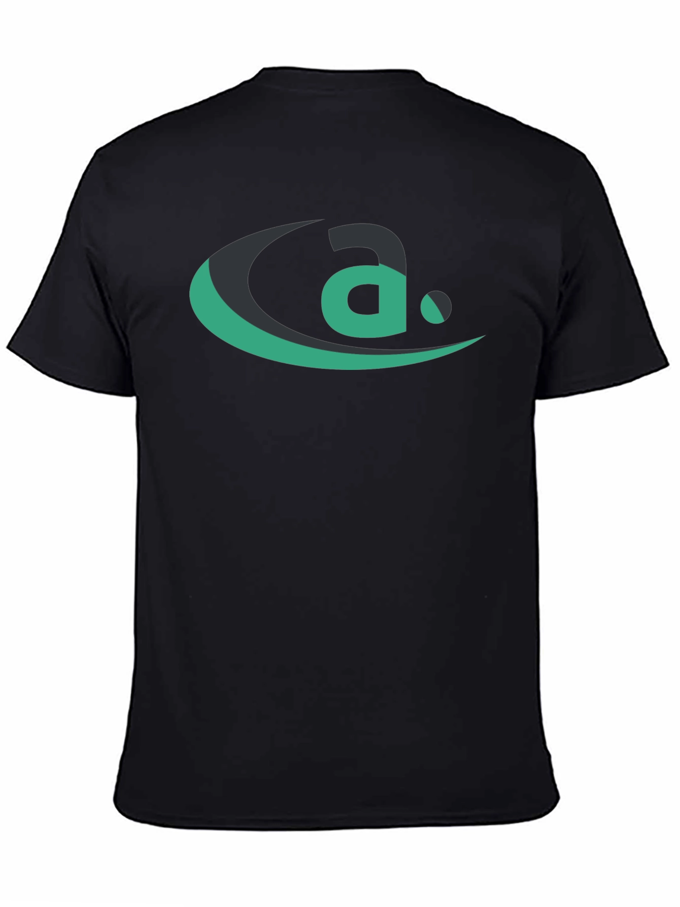 Modern a Logo Black T-Shirt