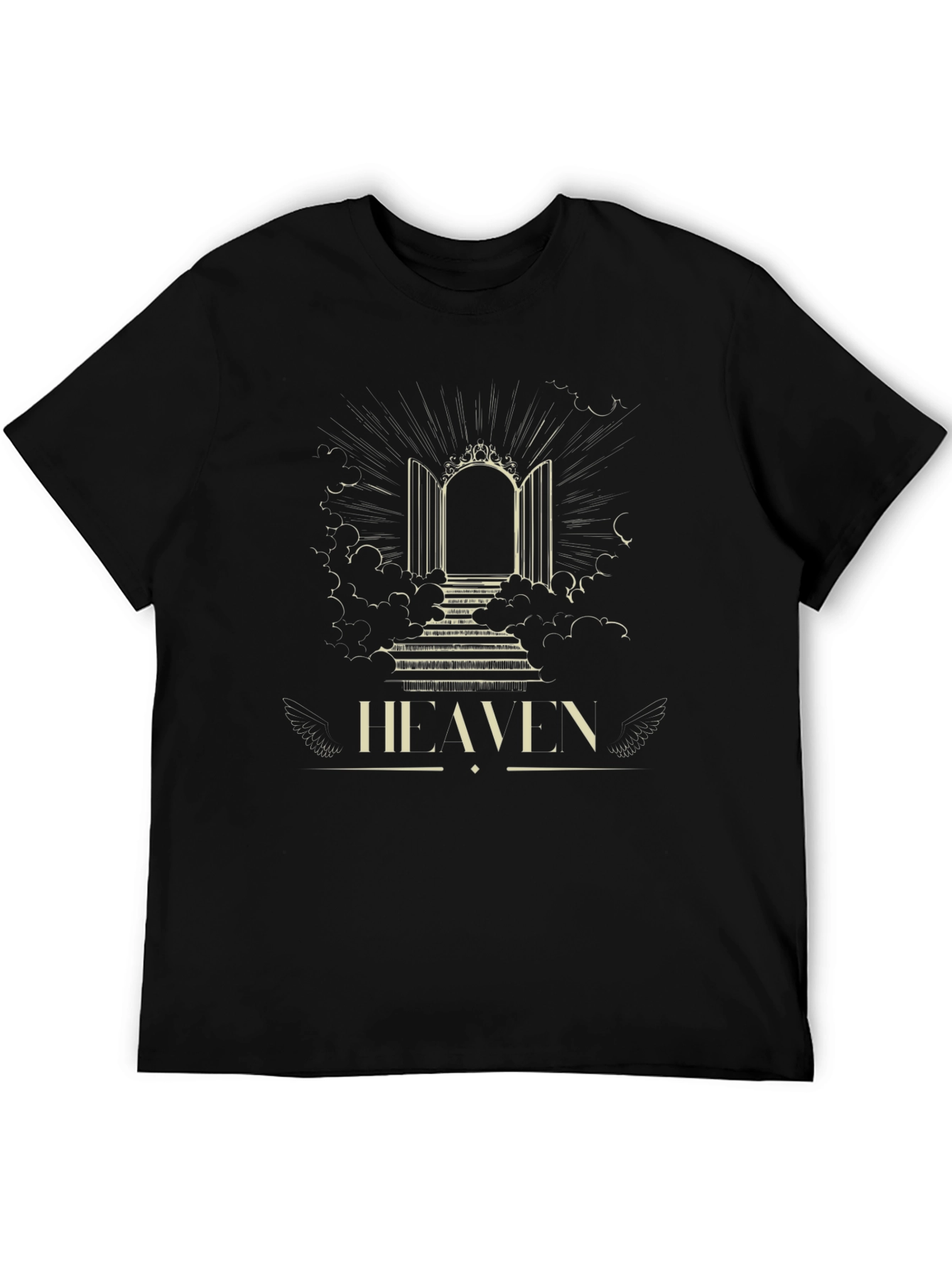 Heaven Graphic T-Shirt - Open Gates Design