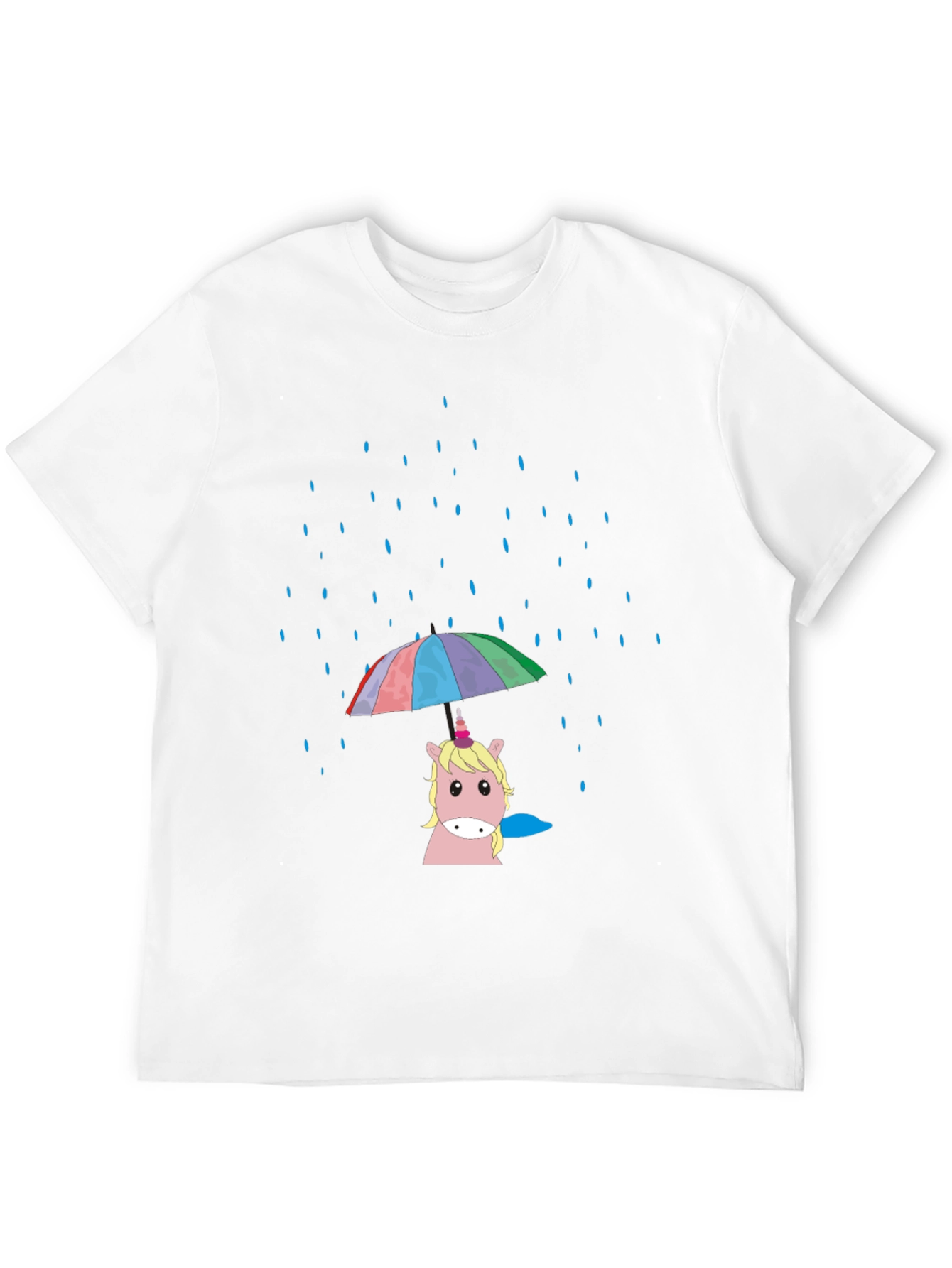 Unicorn Rainbow Umbrella T-Shirt