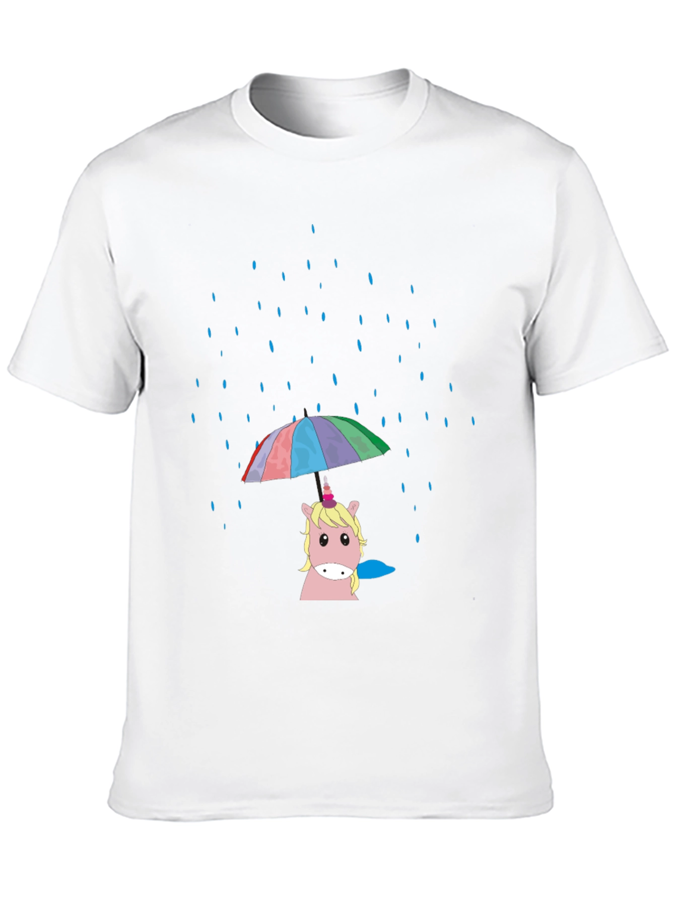 Unicorn Rainbow Umbrella T-Shirt