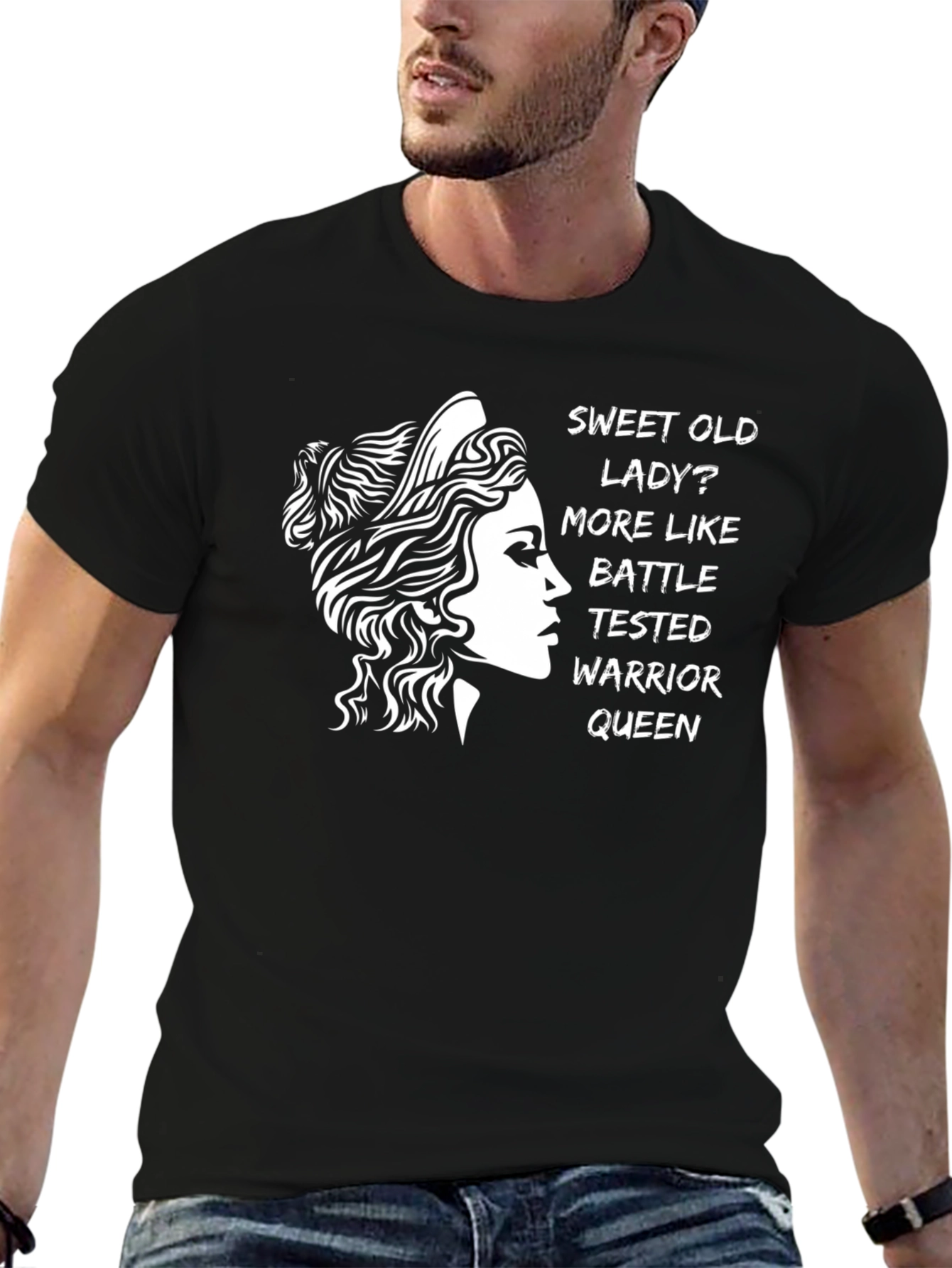 Warrior Queen Graphic Tee - Black