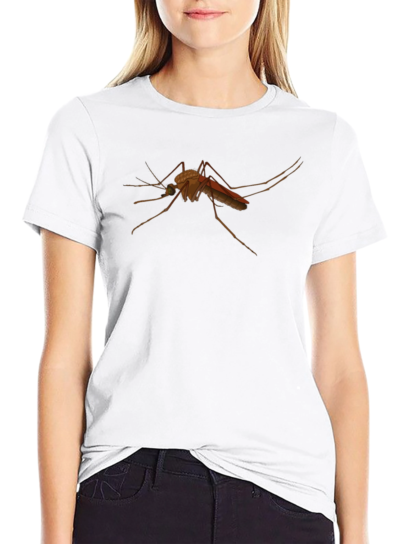 Mosquito Graphic Tee - Black Cotton Blend