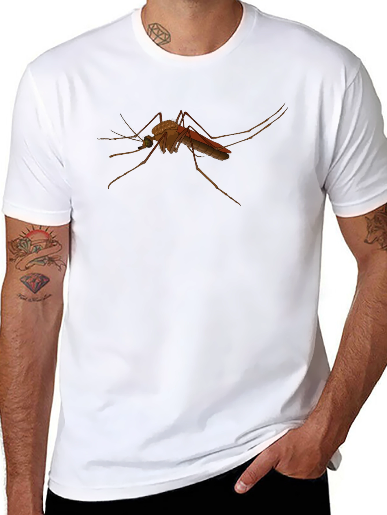 Mosquito Graphic Tee - Black Cotton Blend