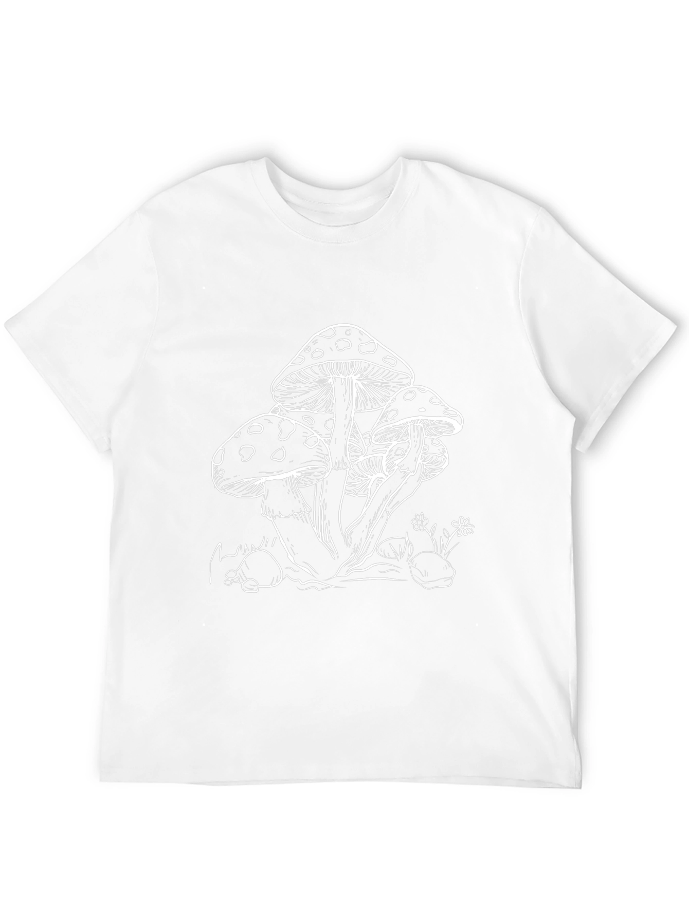 Mushroom Graphic Tee - Nature Inspired Design
