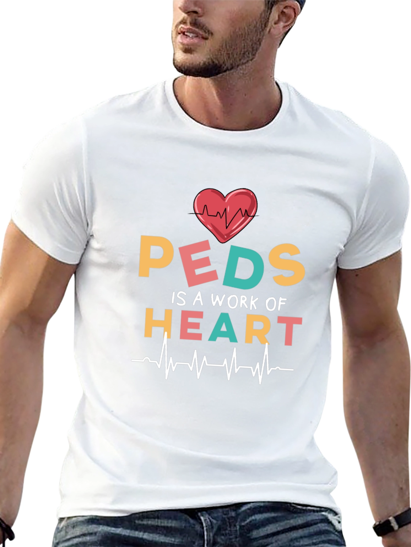 Peds Heartbeat Graphic T-Shirt