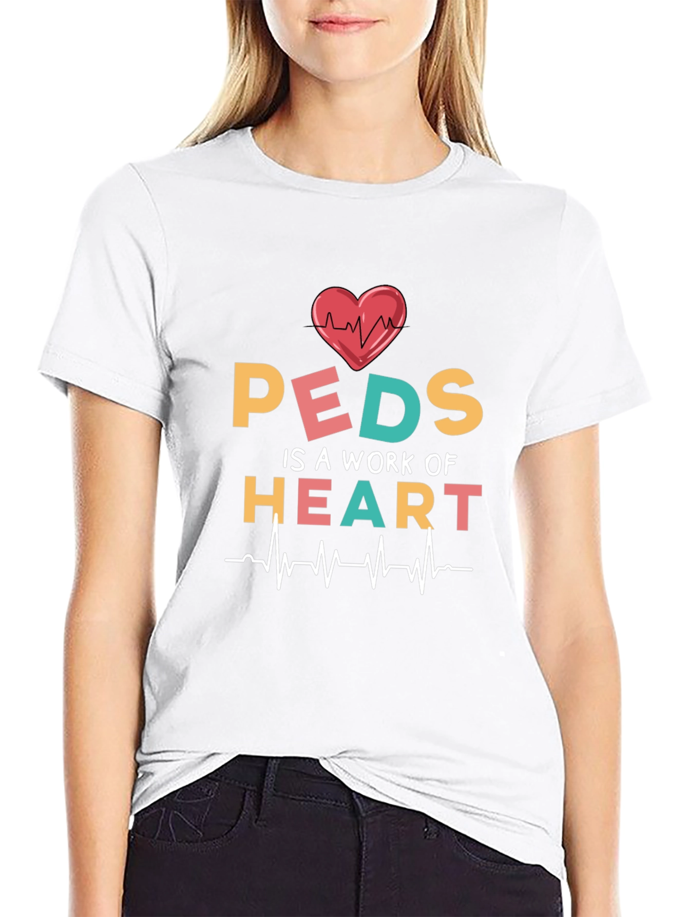 Peds Heartbeat Graphic T-Shirt