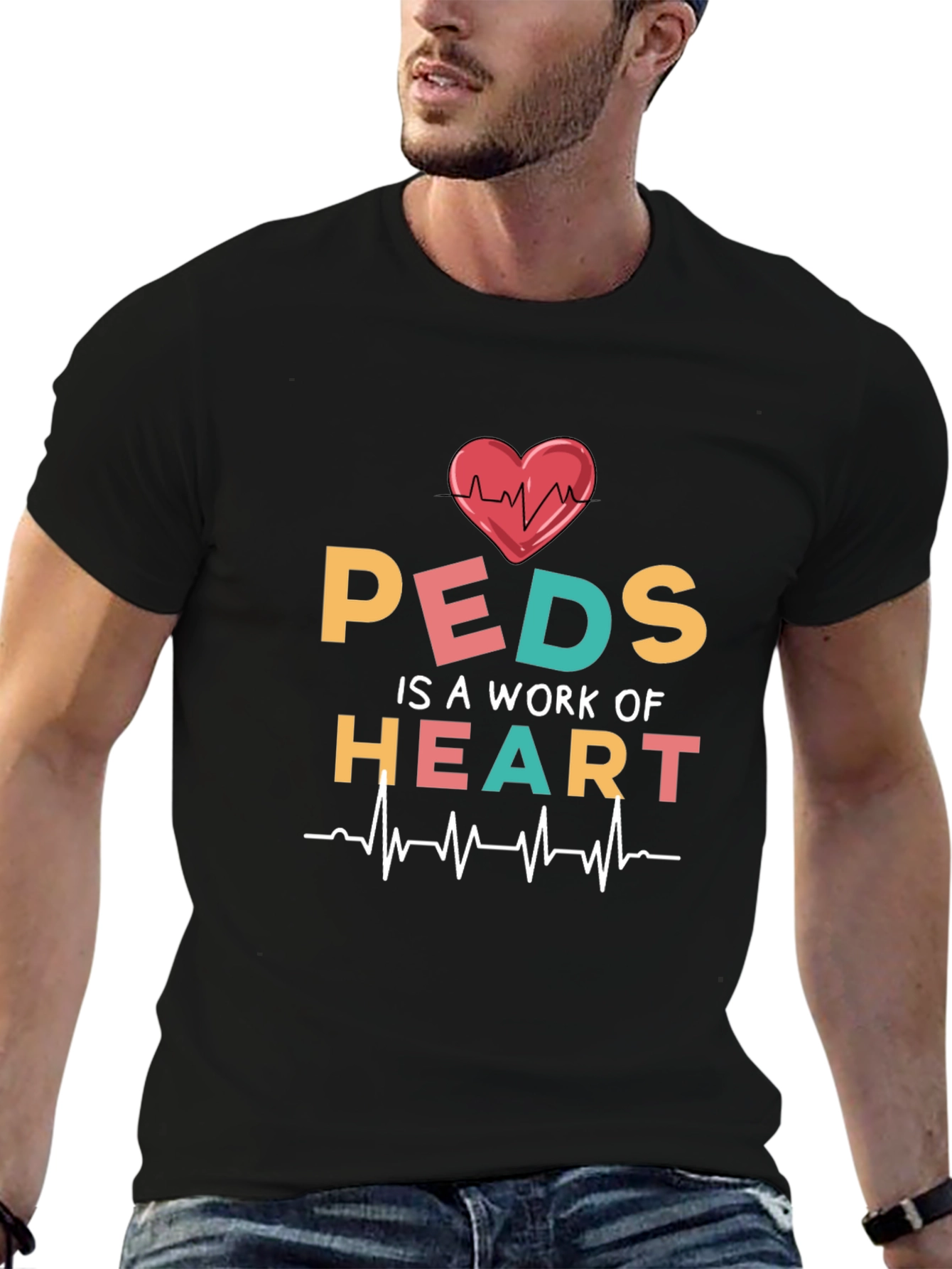 Peds Heartbeat Graphic T-Shirt