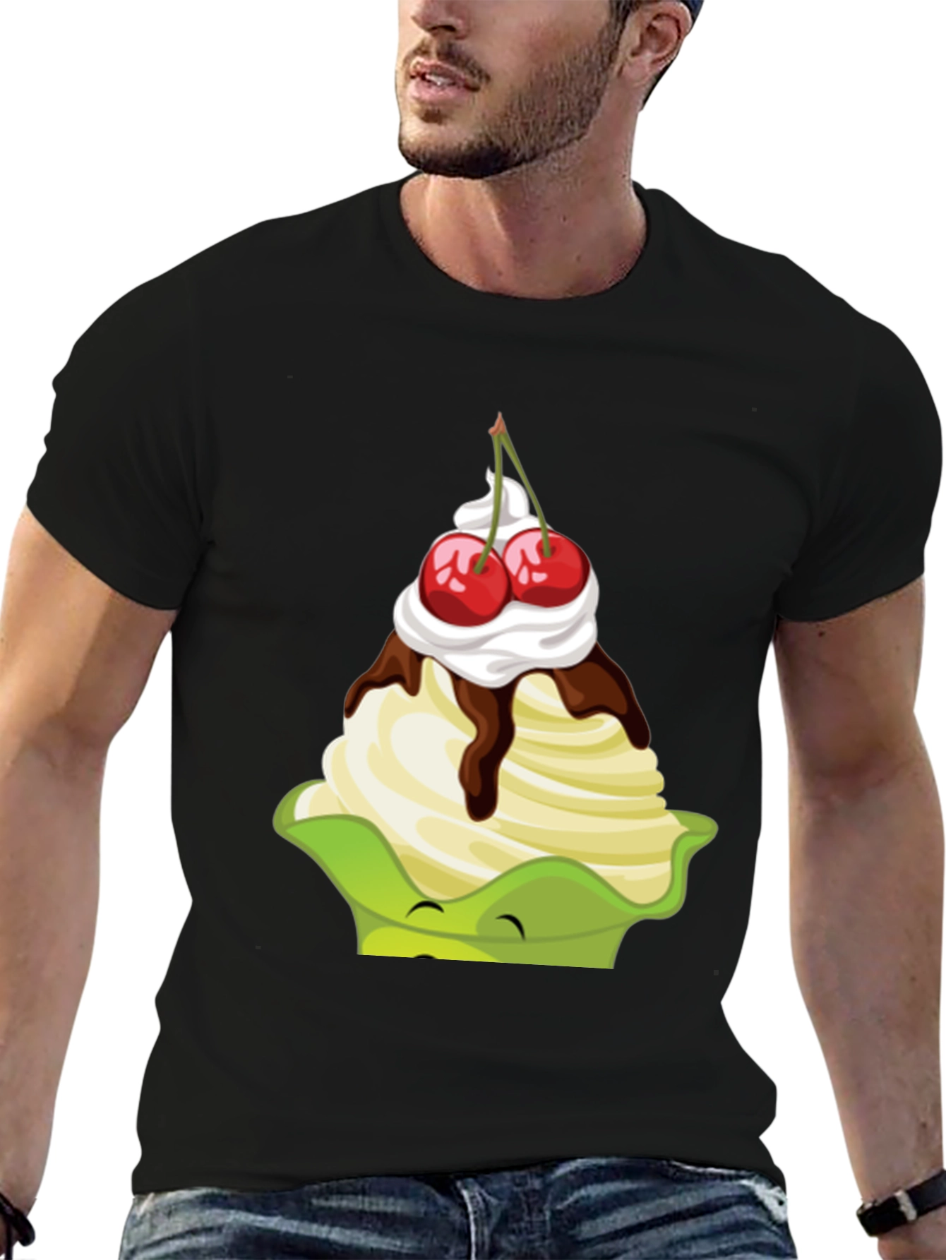 Novelty Dessert Graphic Tee - Sweet Treat Style