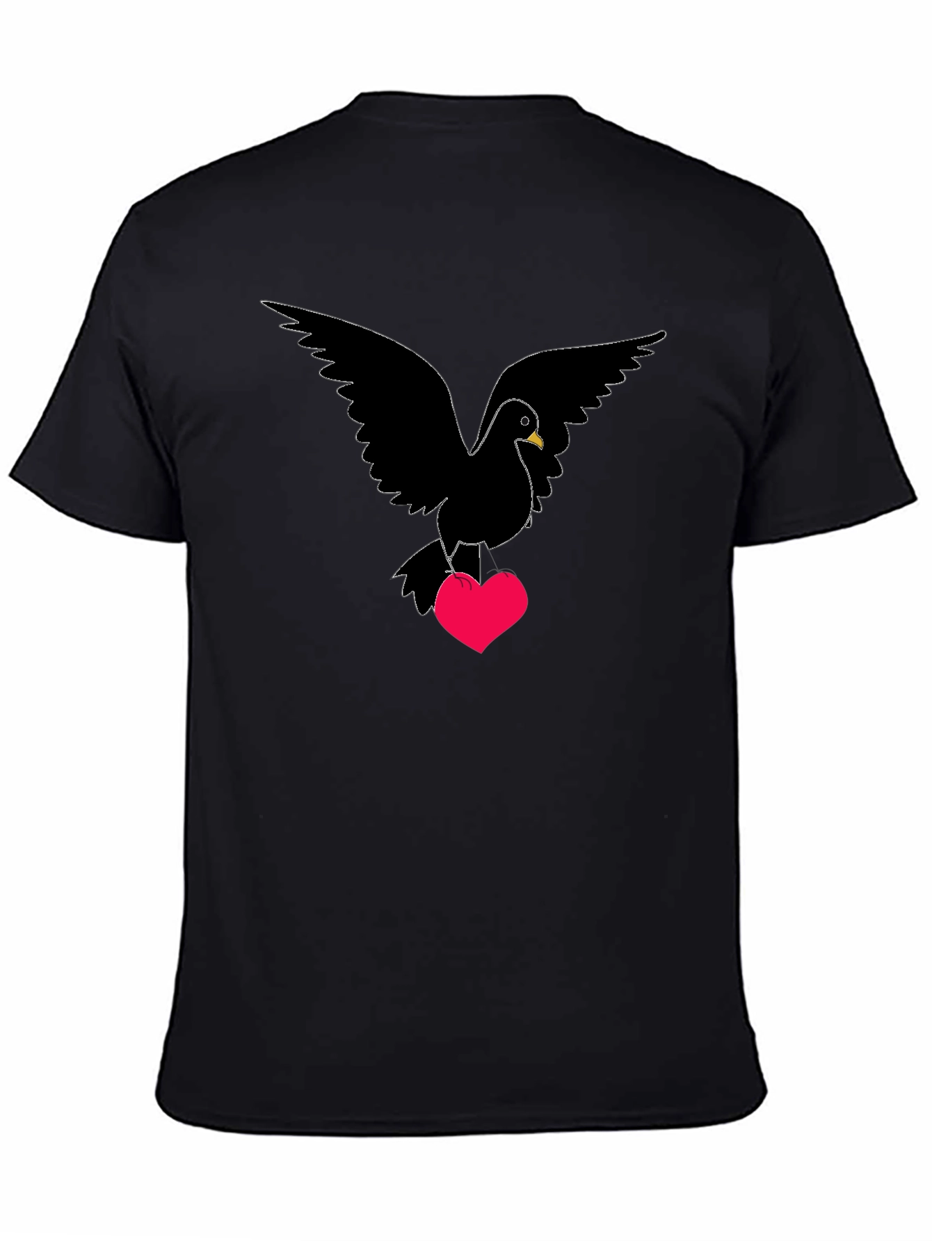 Dove Heart T-Shirt - Love Bird Graphic Tee