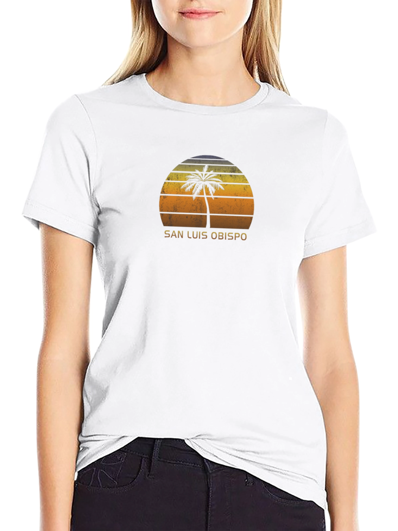 San Luis Obispo Palm Tree T-Shirt