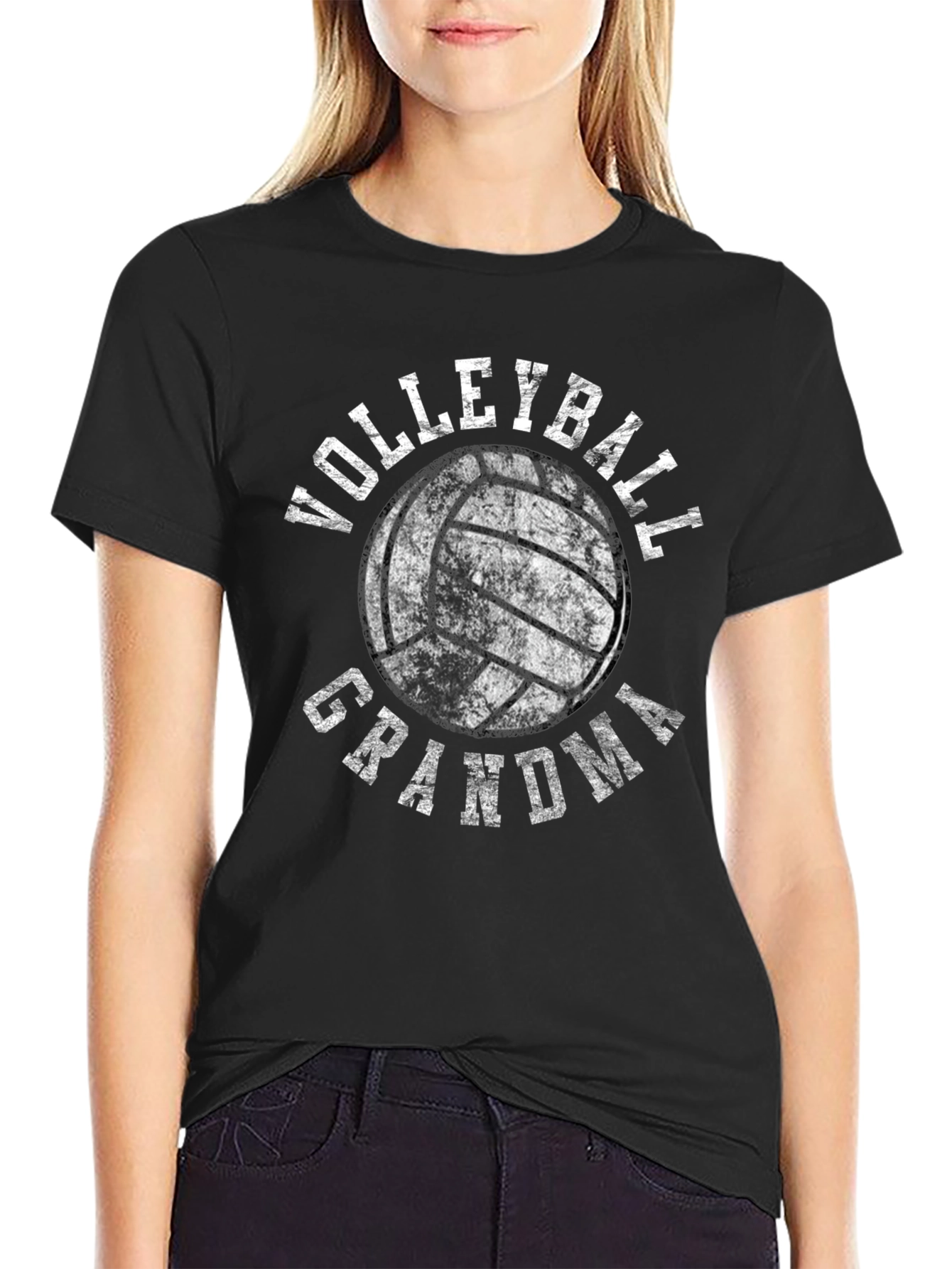 Volleyball Grandma Graphic T-Shirt