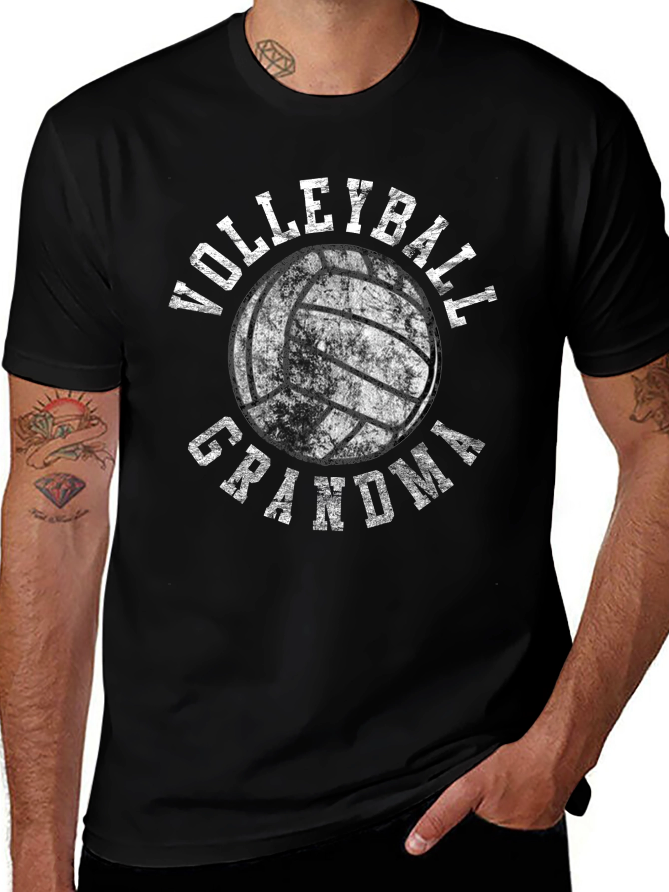 Volleyball Grandma Graphic T-Shirt