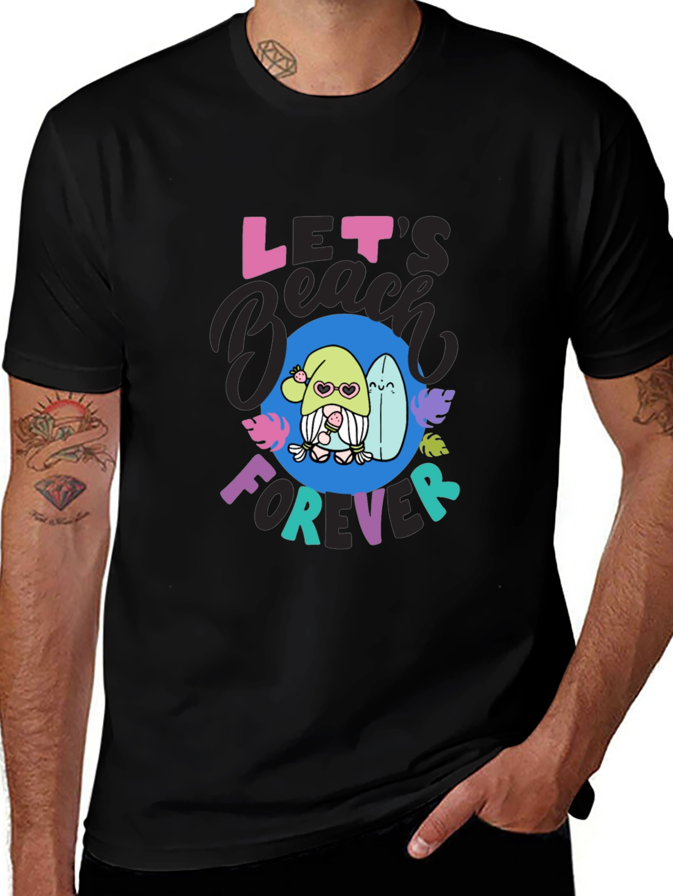 Lets Beach Forever Graphic Tee