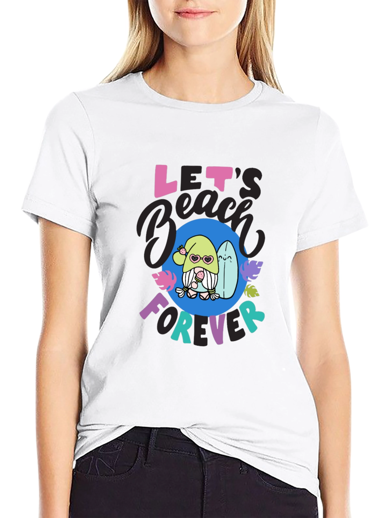 Lets Beach Forever Graphic Tee