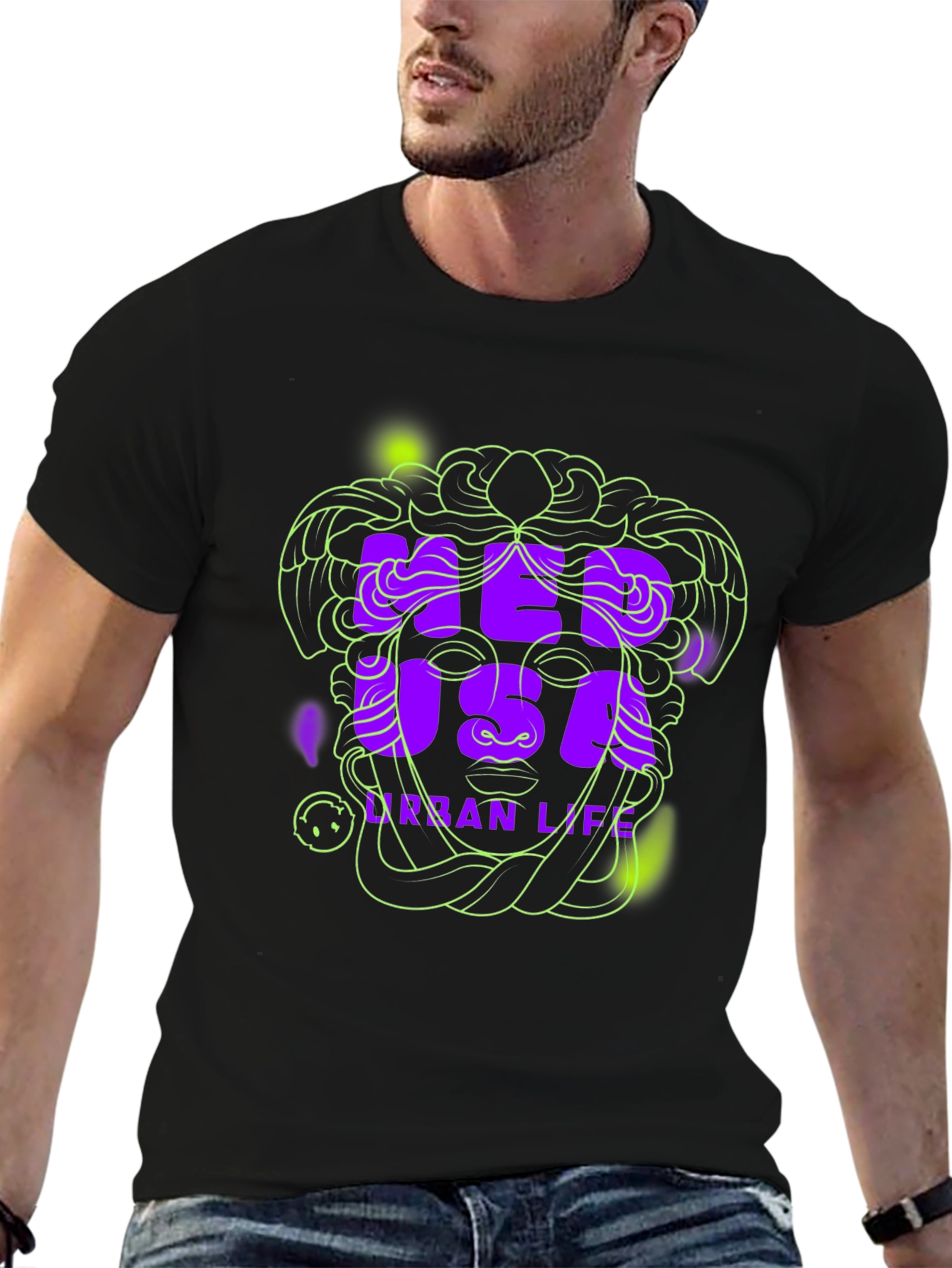 Urban Life Graphic Tee - Medusa Style