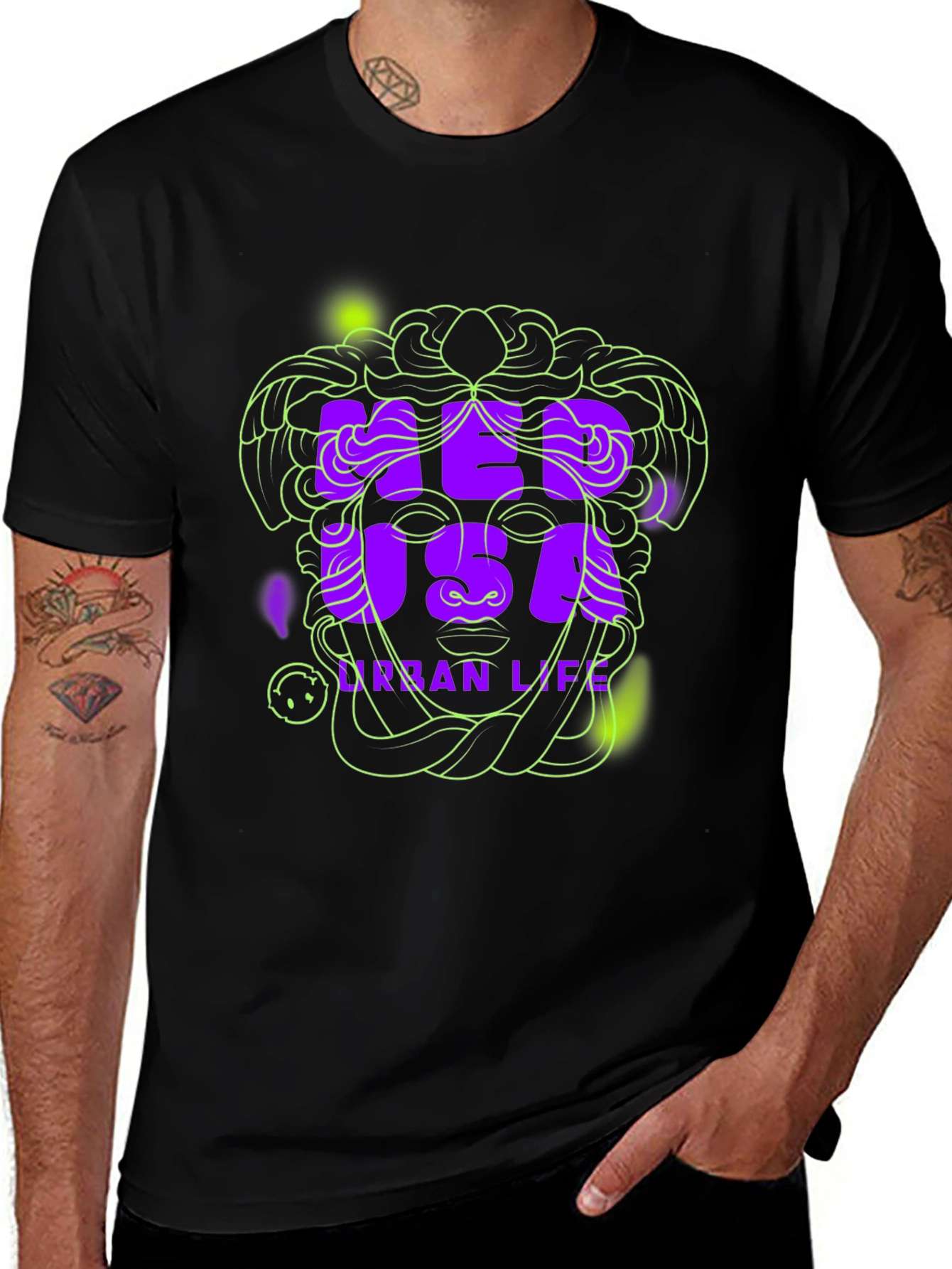 Urban Life Graphic Tee - Medusa Style