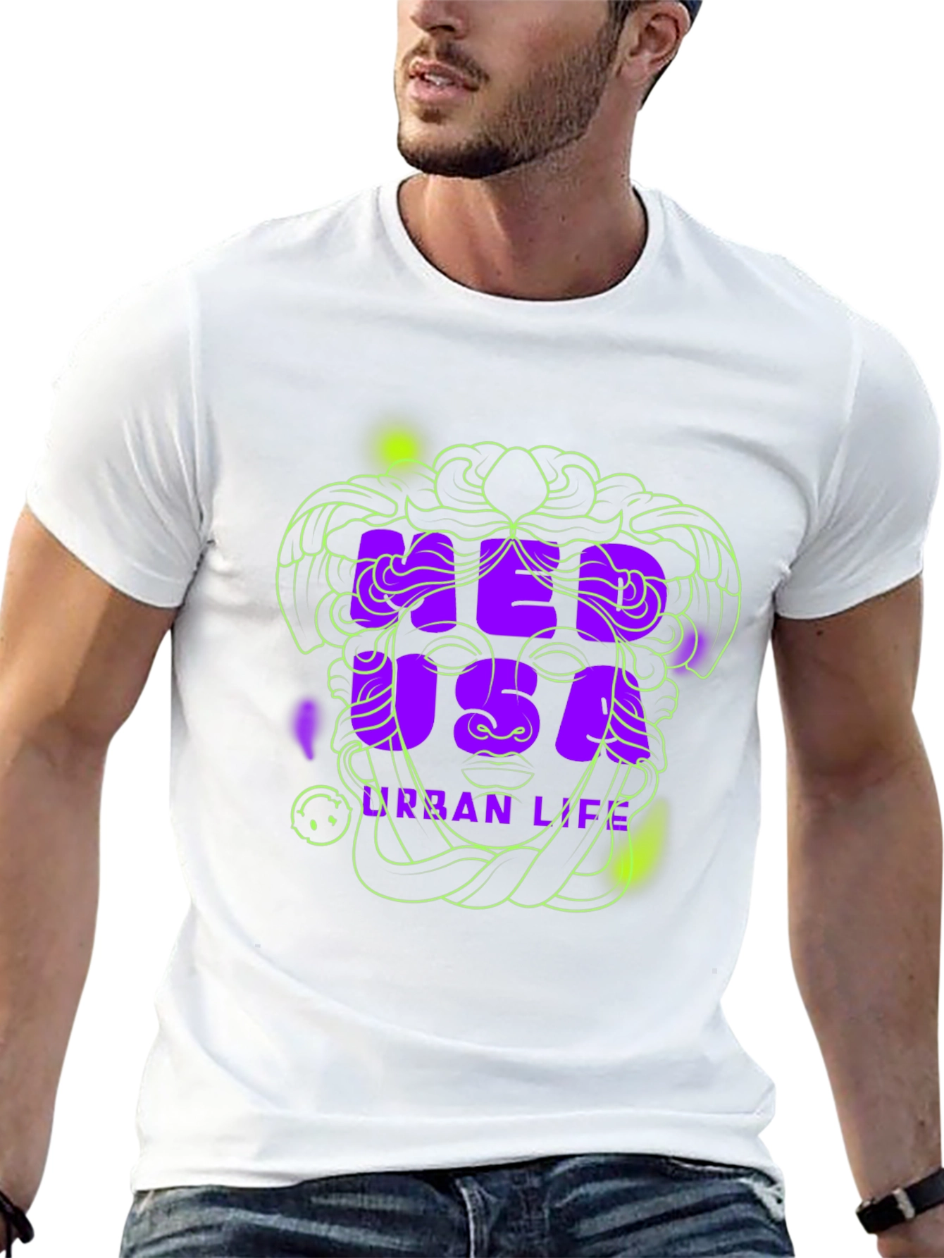 Urban Life Graphic Tee - Medusa Style