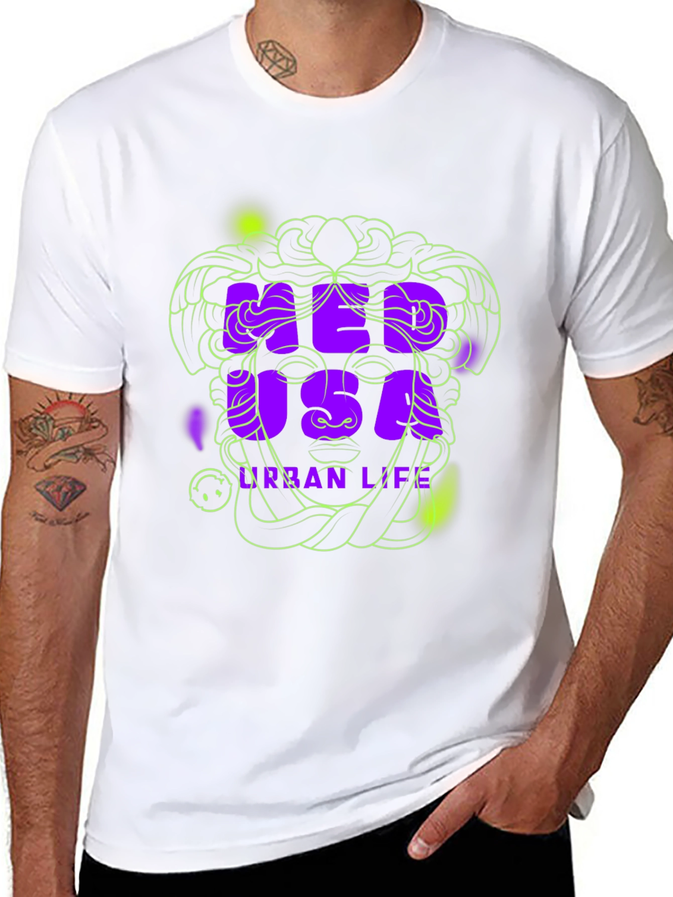 Urban Life Graphic Tee - Medusa Style