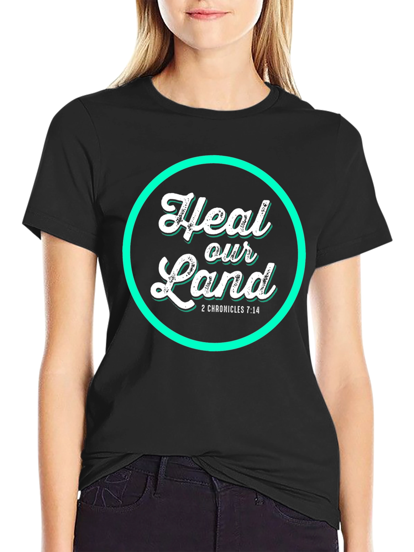 Heal Our Land T-Shirt - 2 Chronicles 7:14