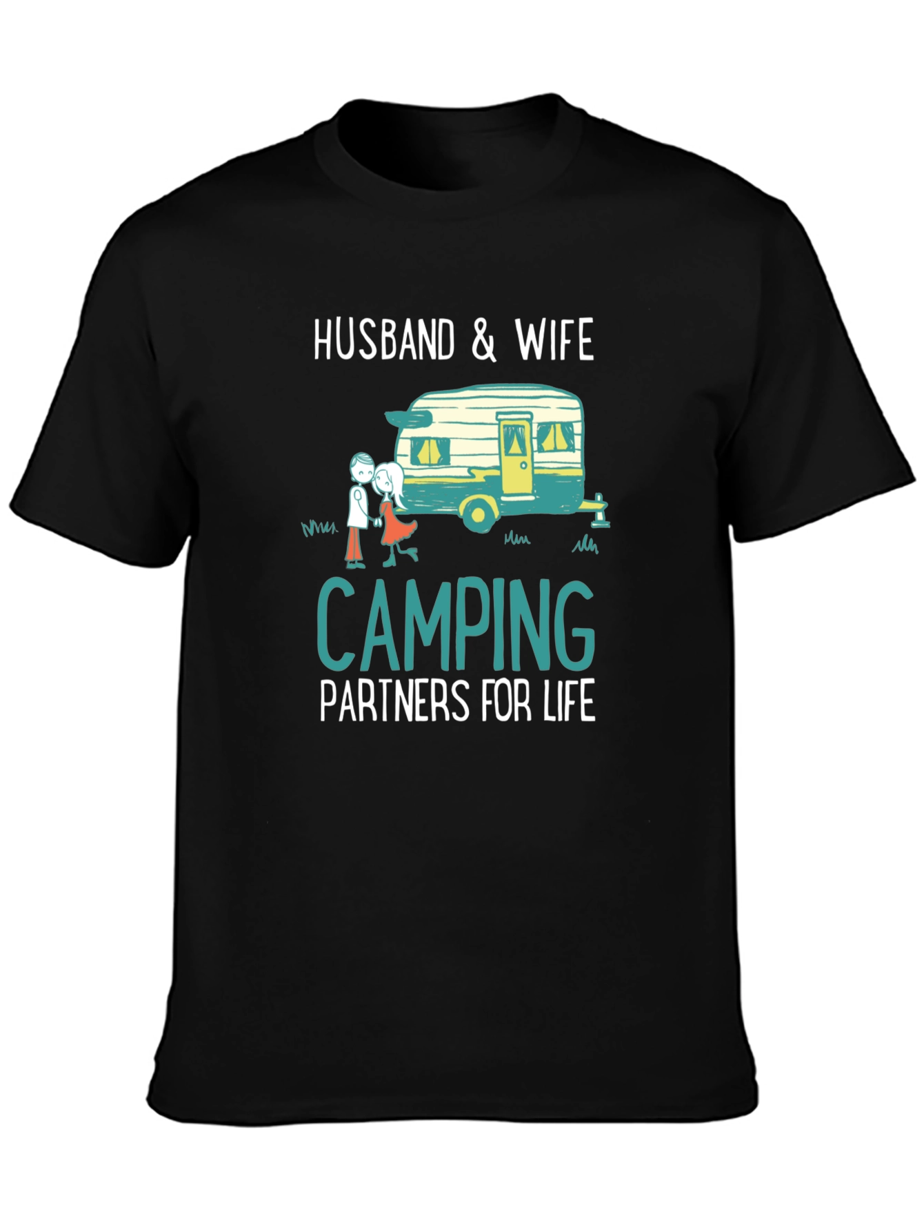 Husband & Wife Camping Partners T-Shirt