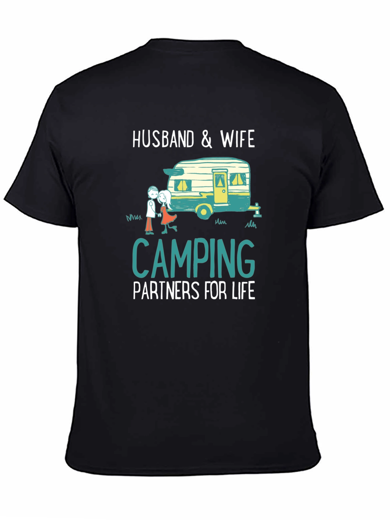 Husband & Wife Camping Partners T-Shirt