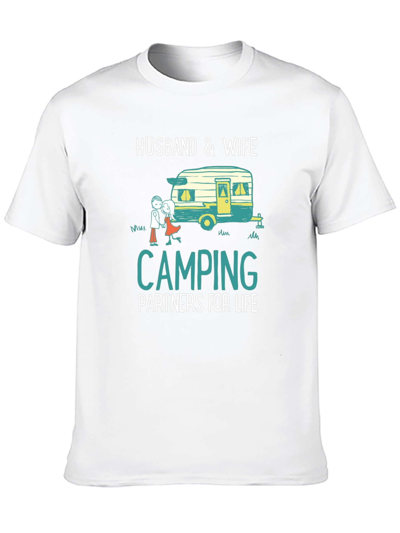 Husband & Wife Camping Partners T-Shirt