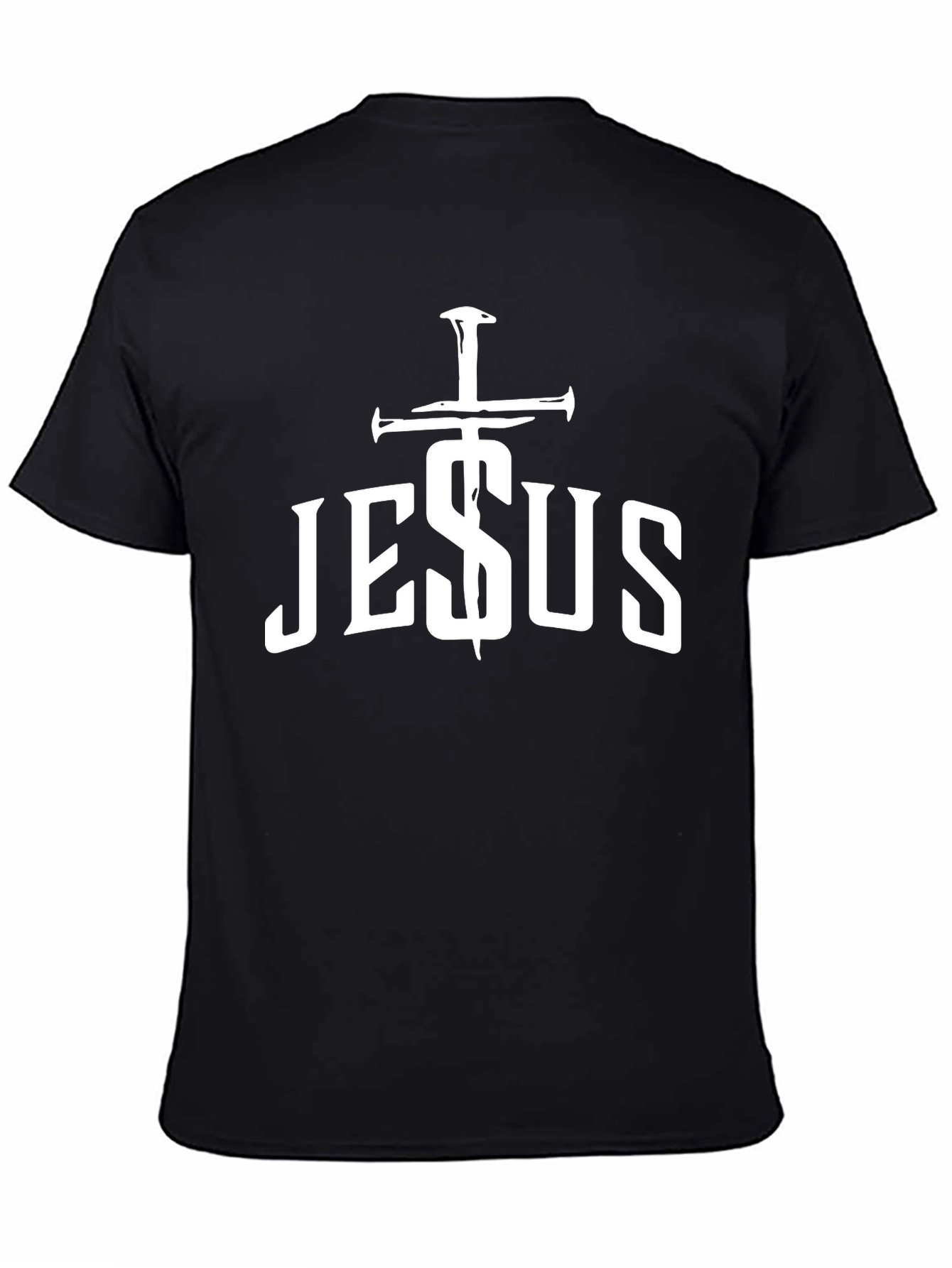 Jesus T-Shirt with Cross - Christian Apparel