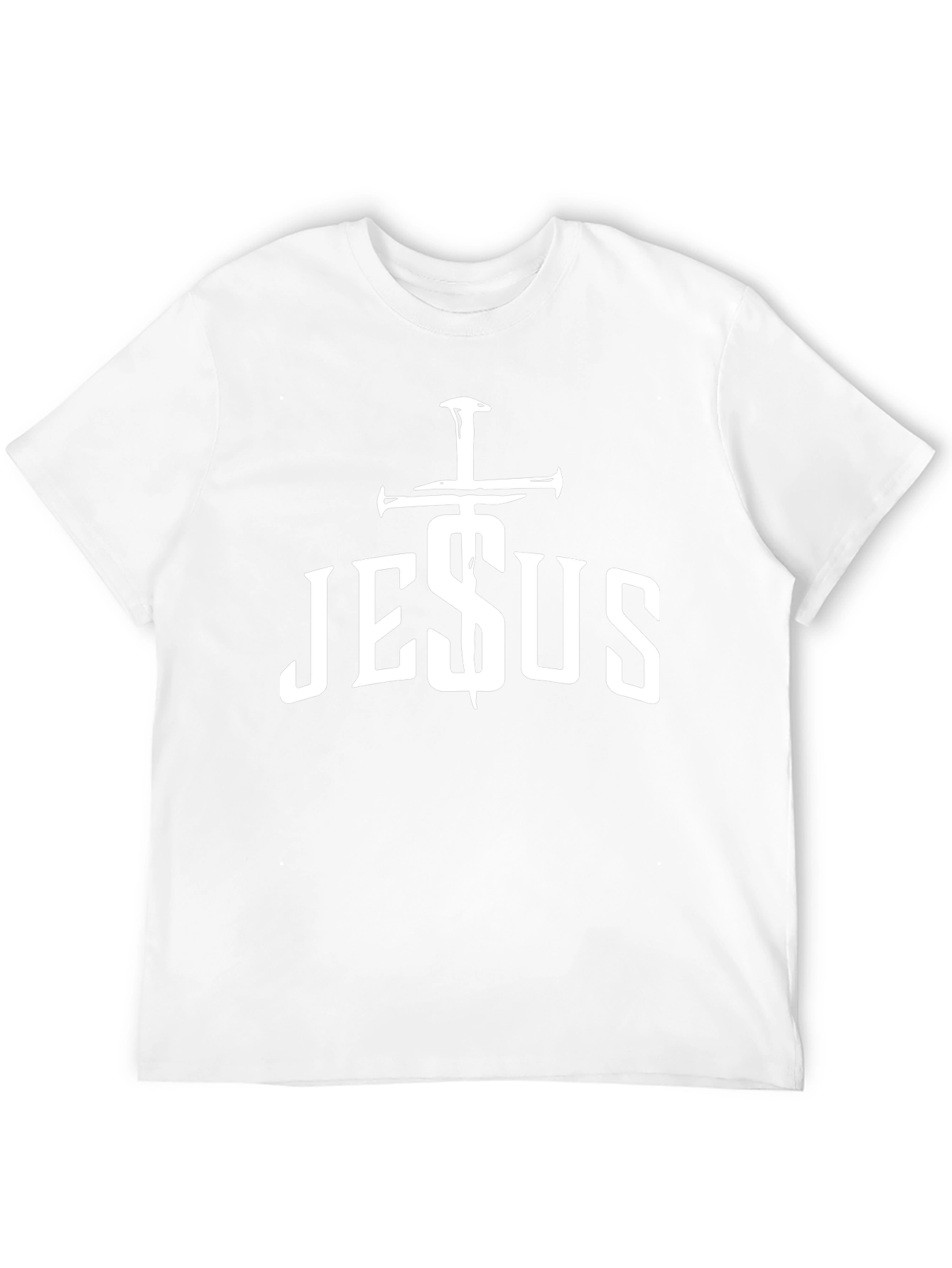Jesus T-Shirt with Cross - Christian Apparel