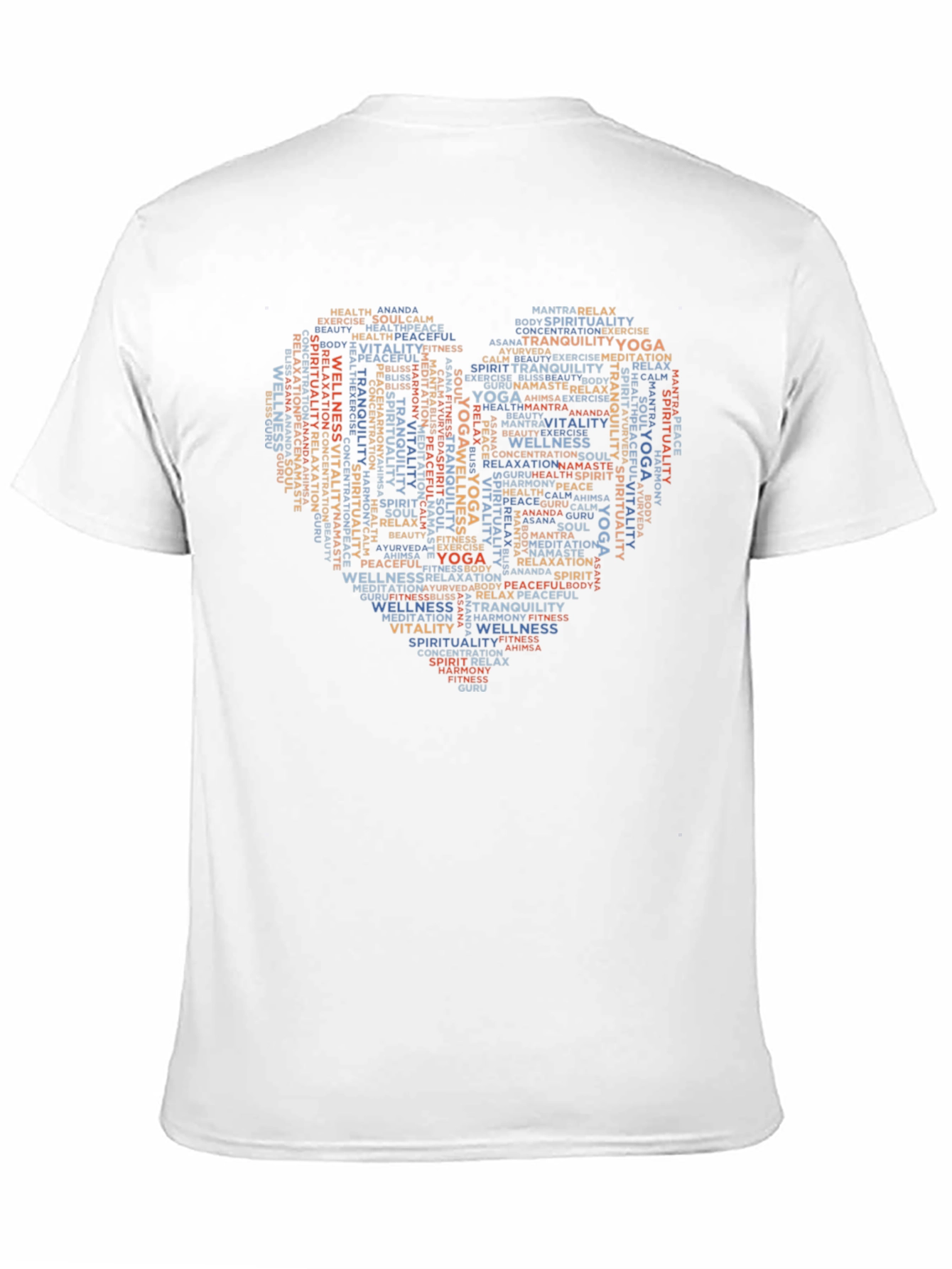 Yoga & Wellness Heart Graphic T-Shirt