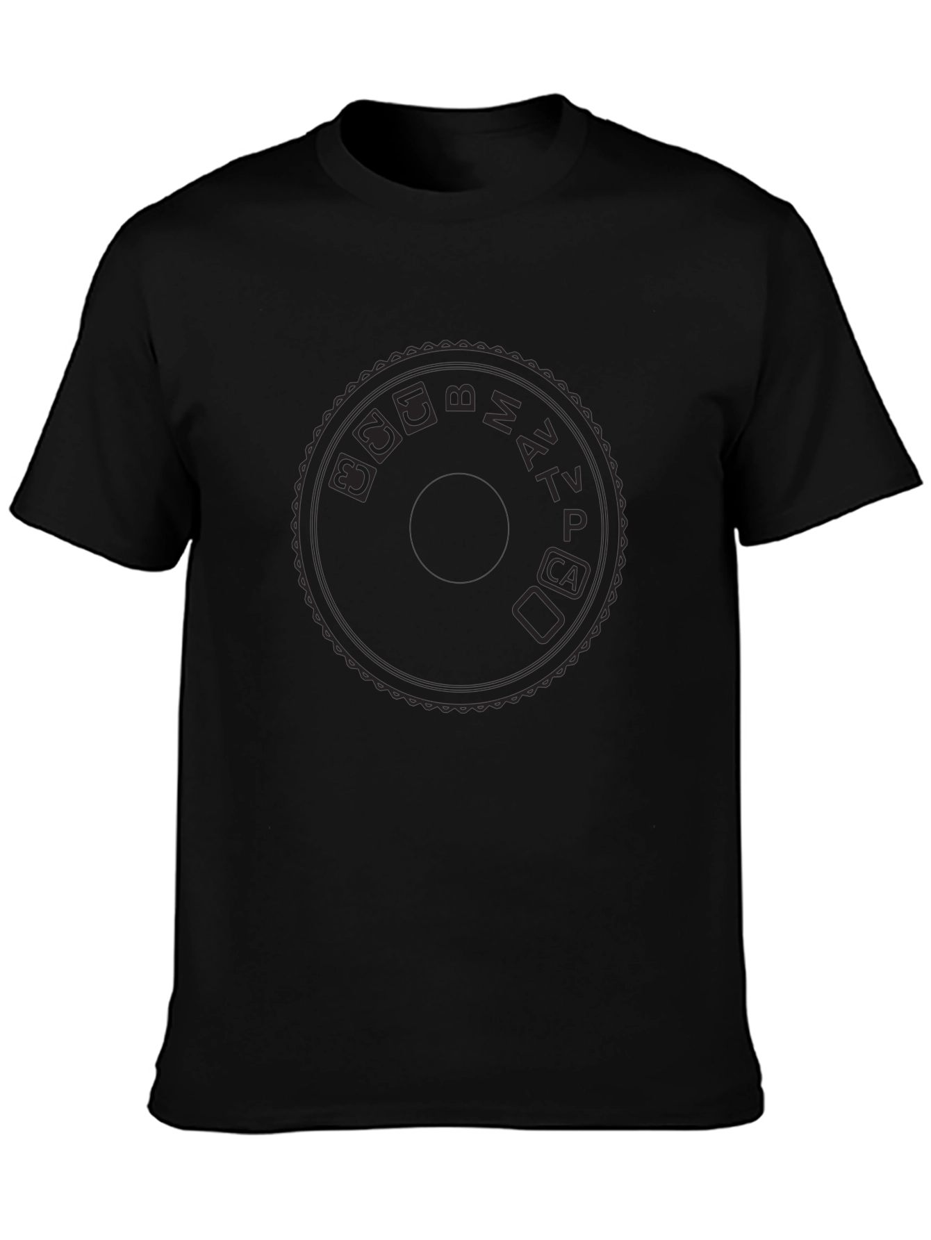 Camera Mode Dial Graphic T-Shirt - Photographer Apparel