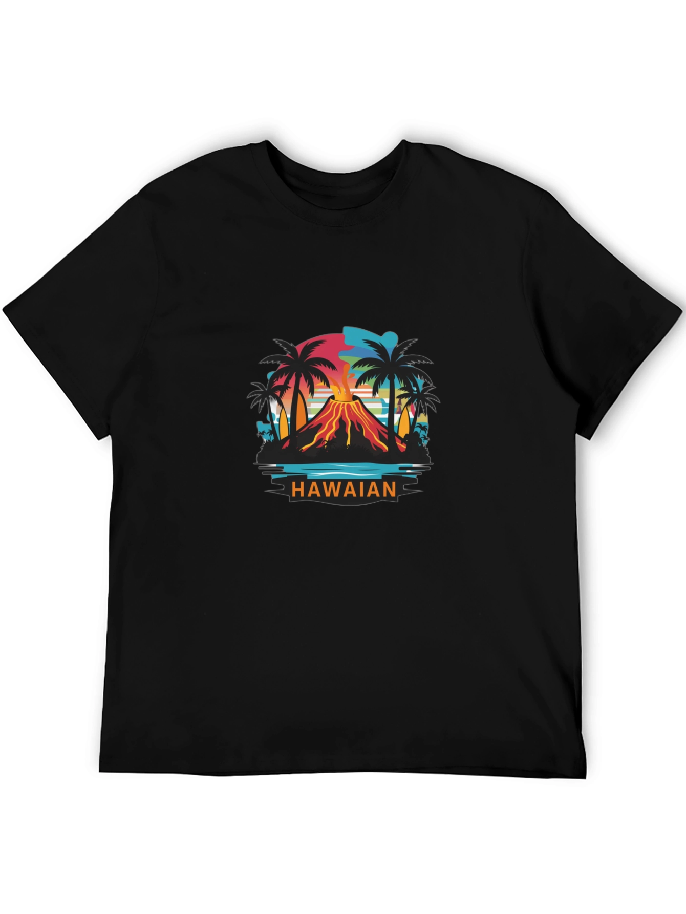 Hawaiian Volcano Graphic Tee - Island Style Comfort