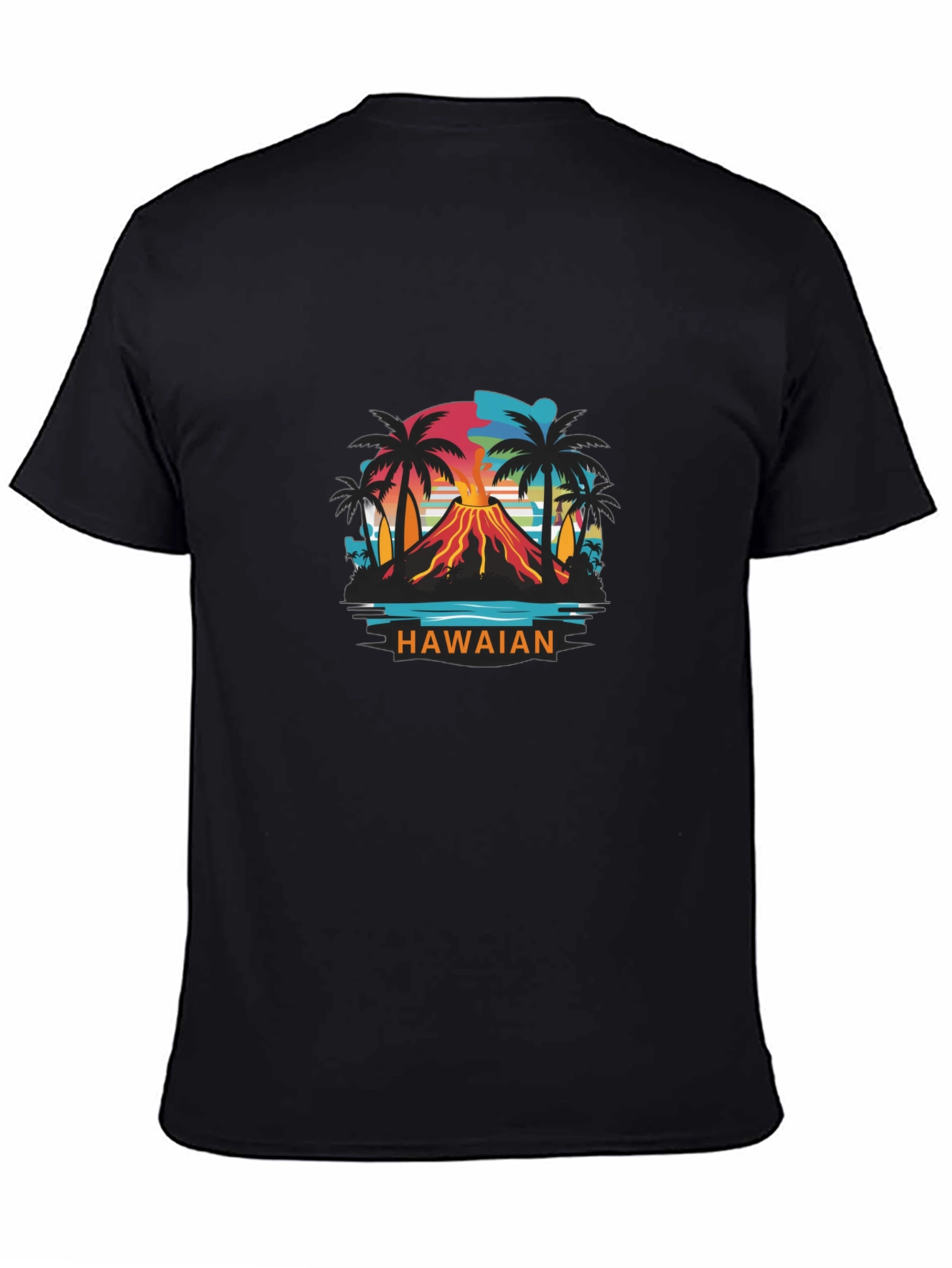 Hawaiian Volcano Graphic Tee - Island Style Comfort