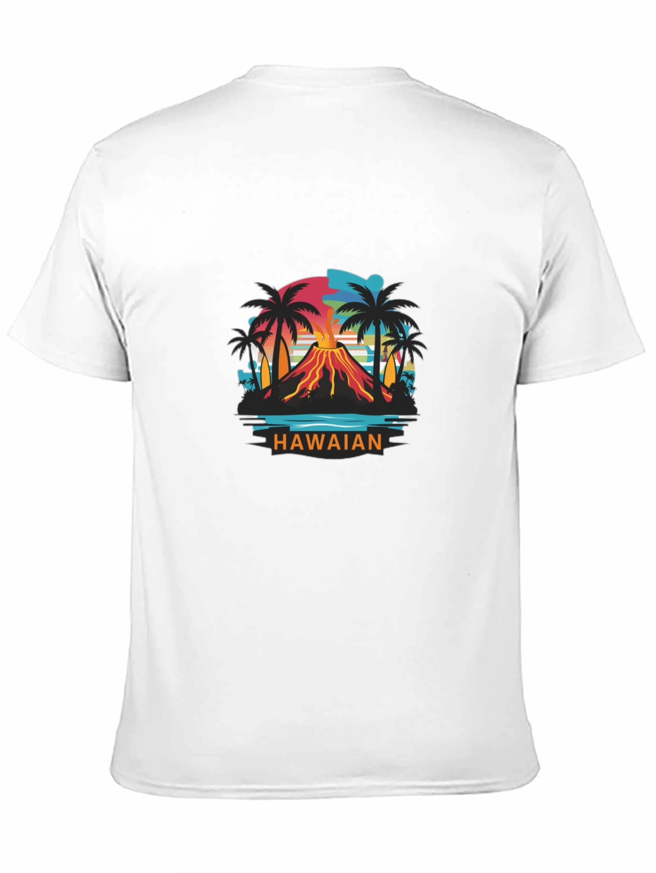 Hawaiian Volcano Graphic Tee - Island Style Comfort