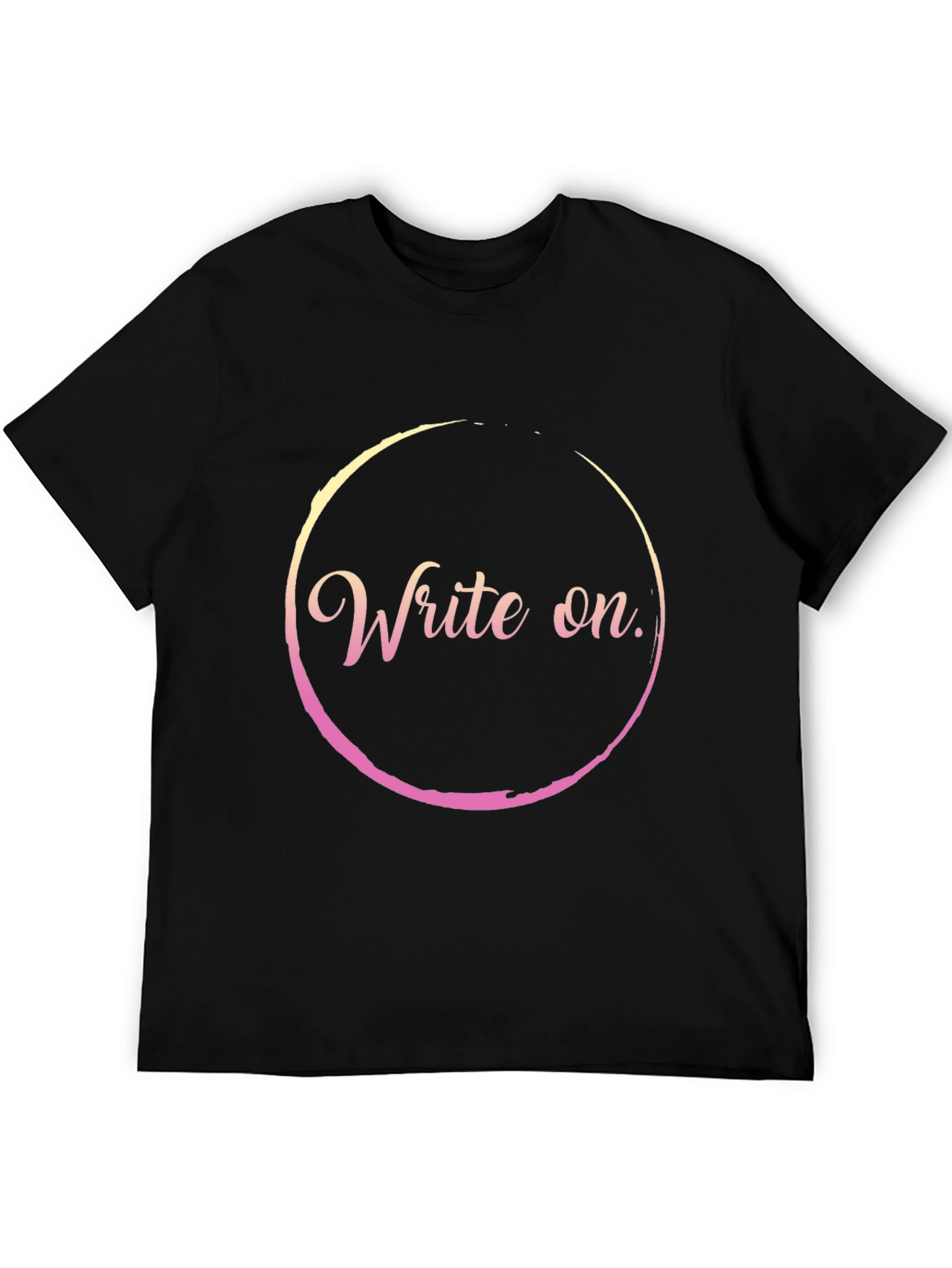 Write On Black T-Shirt