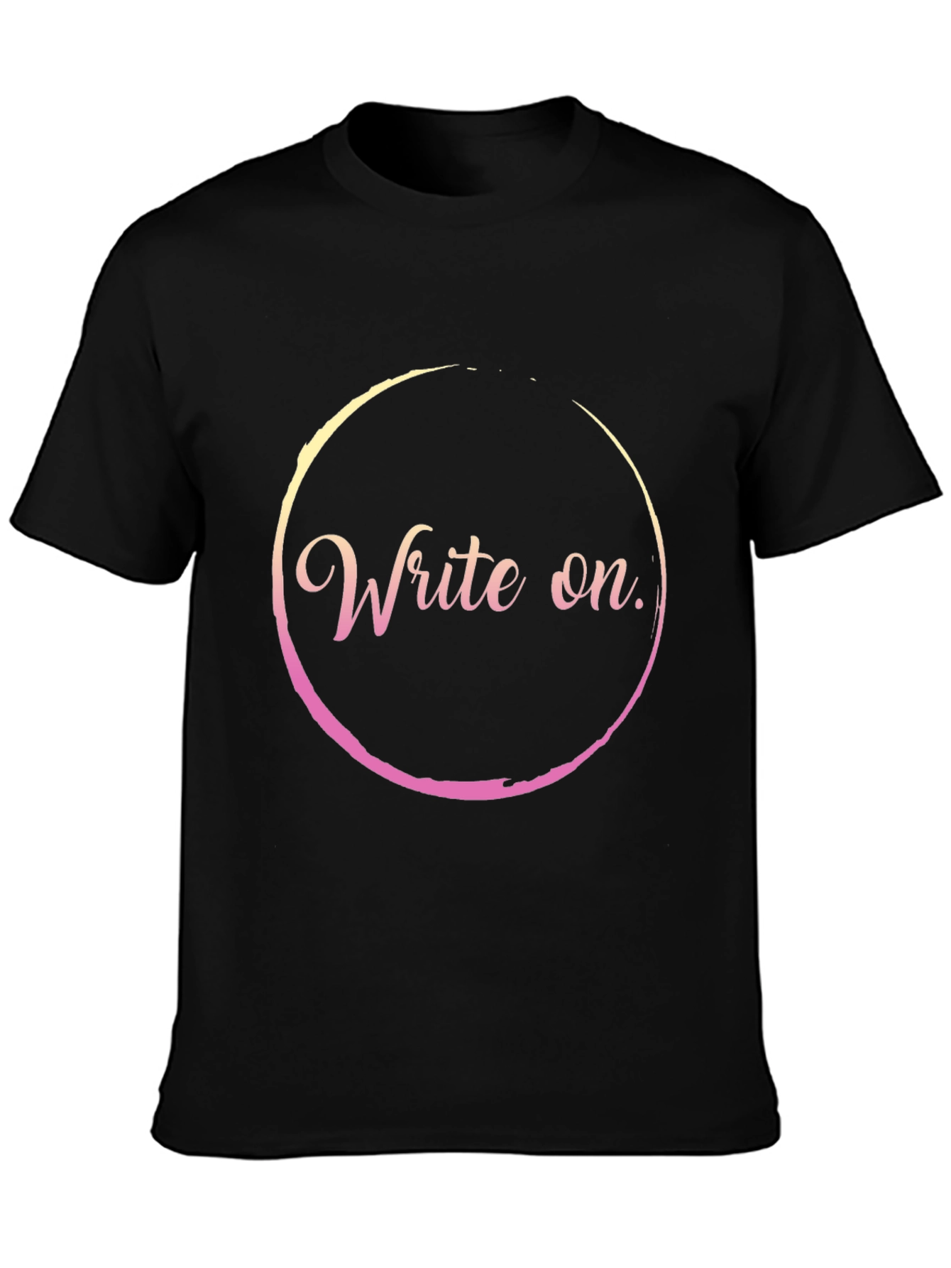 Write On Black T-Shirt