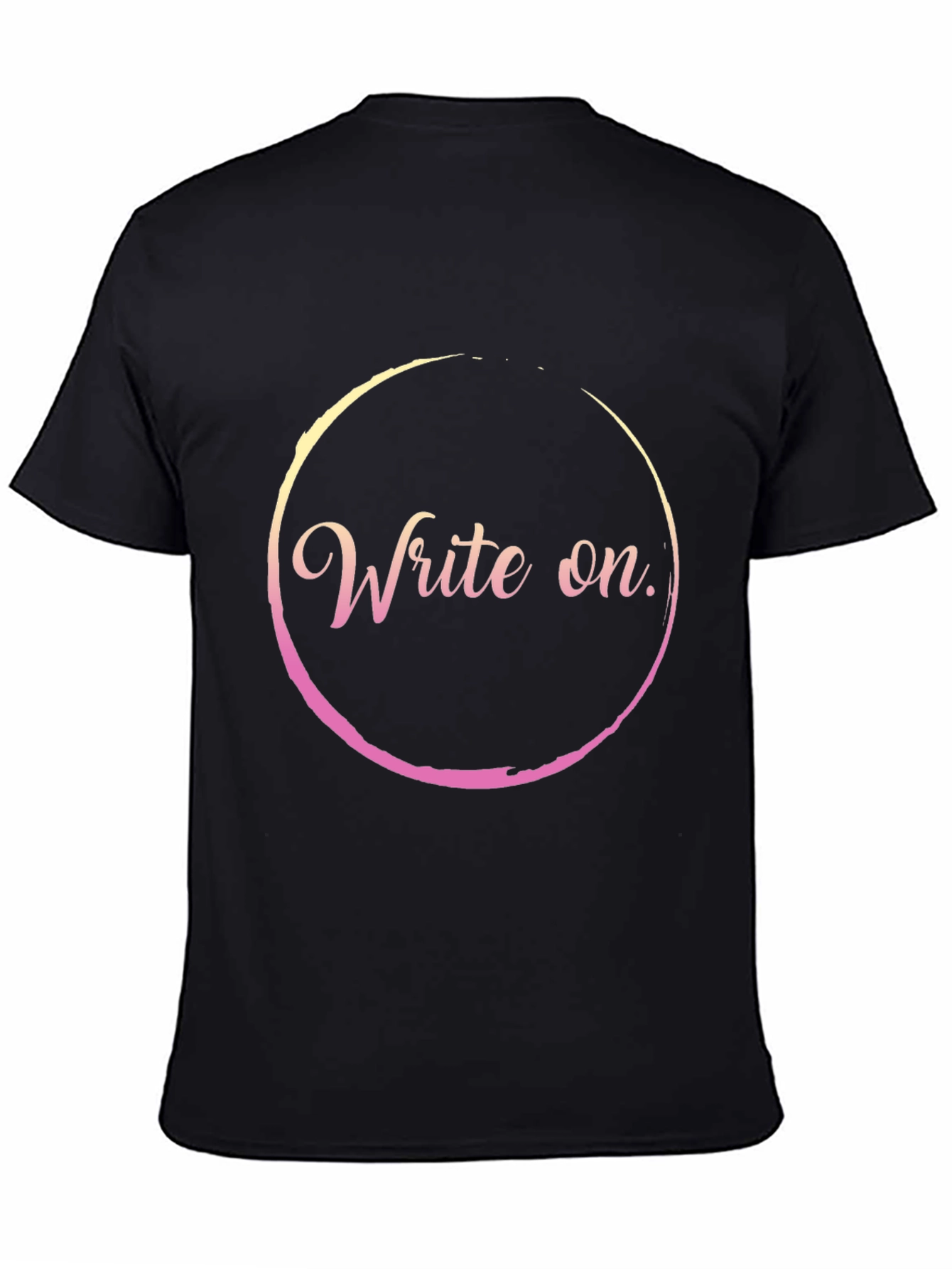 Write On Black T-Shirt