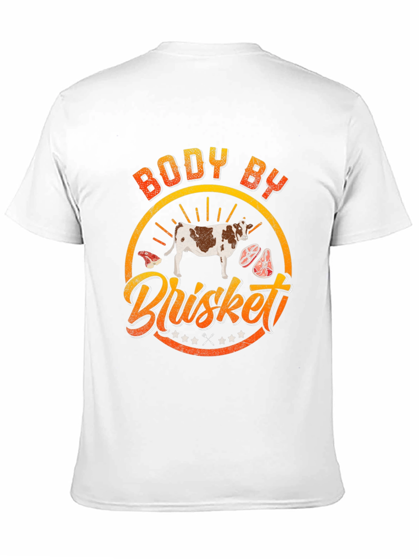 Body by Brisket Graphic Tee - BBQ Lover T-Shirt